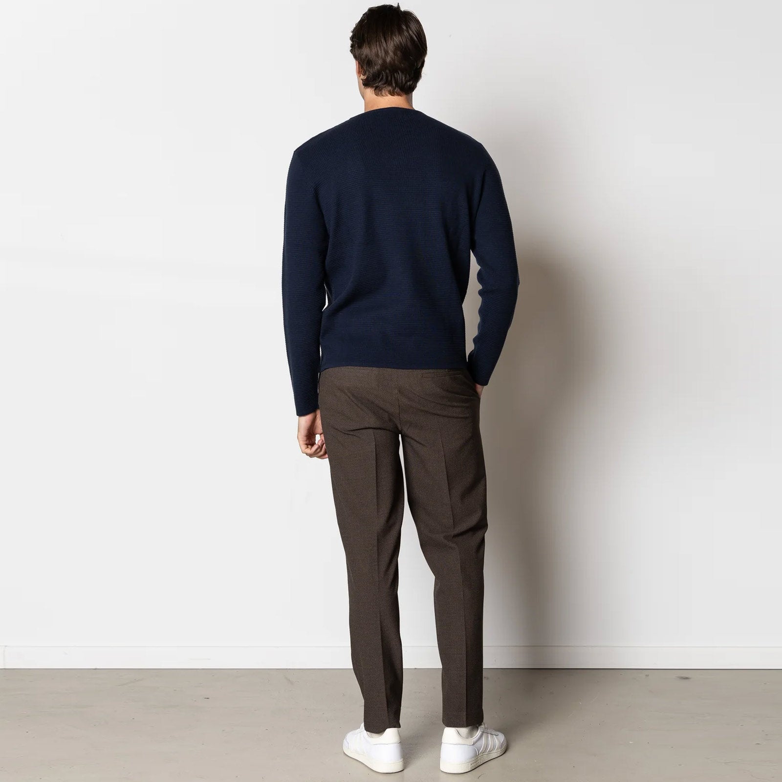 Oscar Knitted Jumper navy Clean Cut Copenhagen