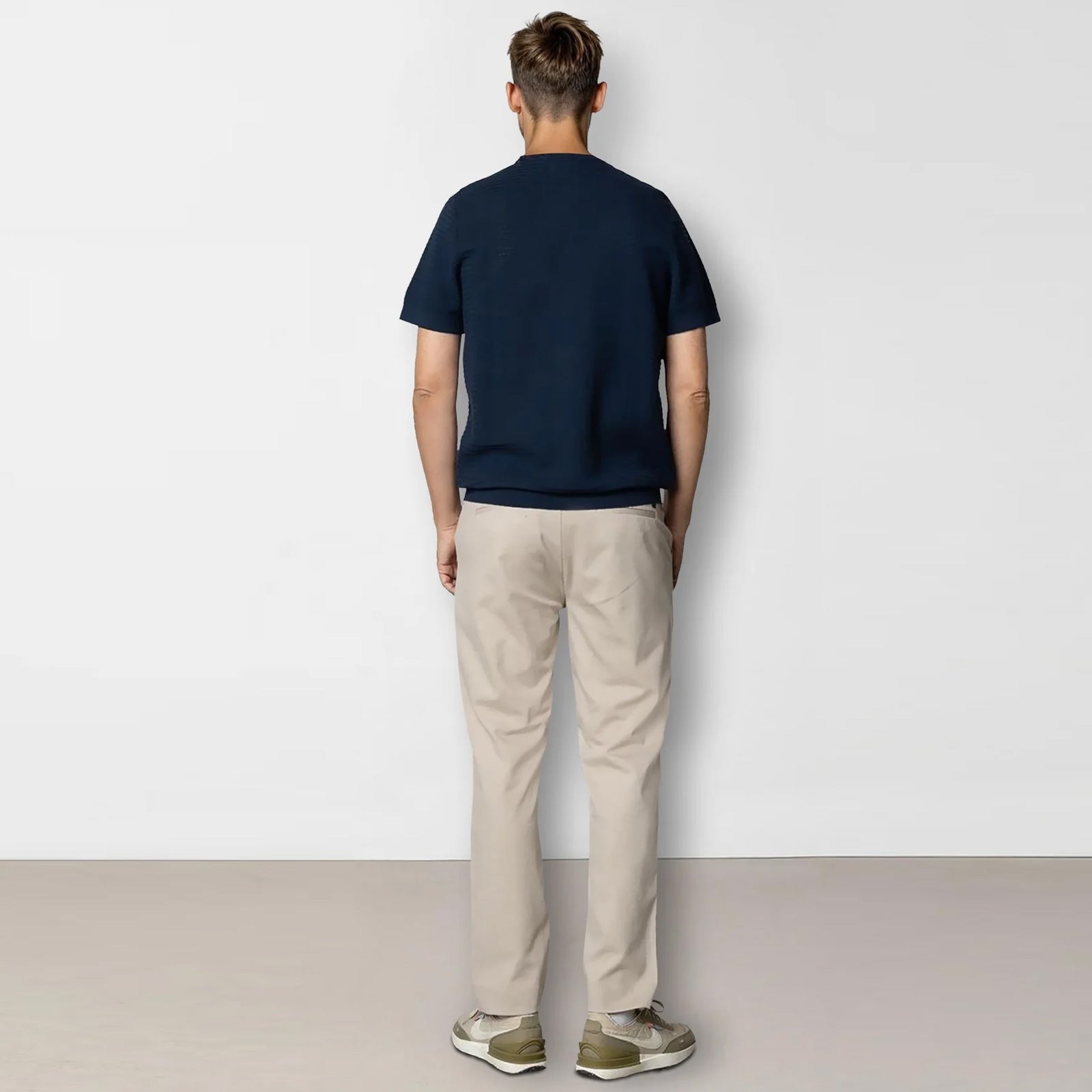 Owen Knitted T-Shirt navy