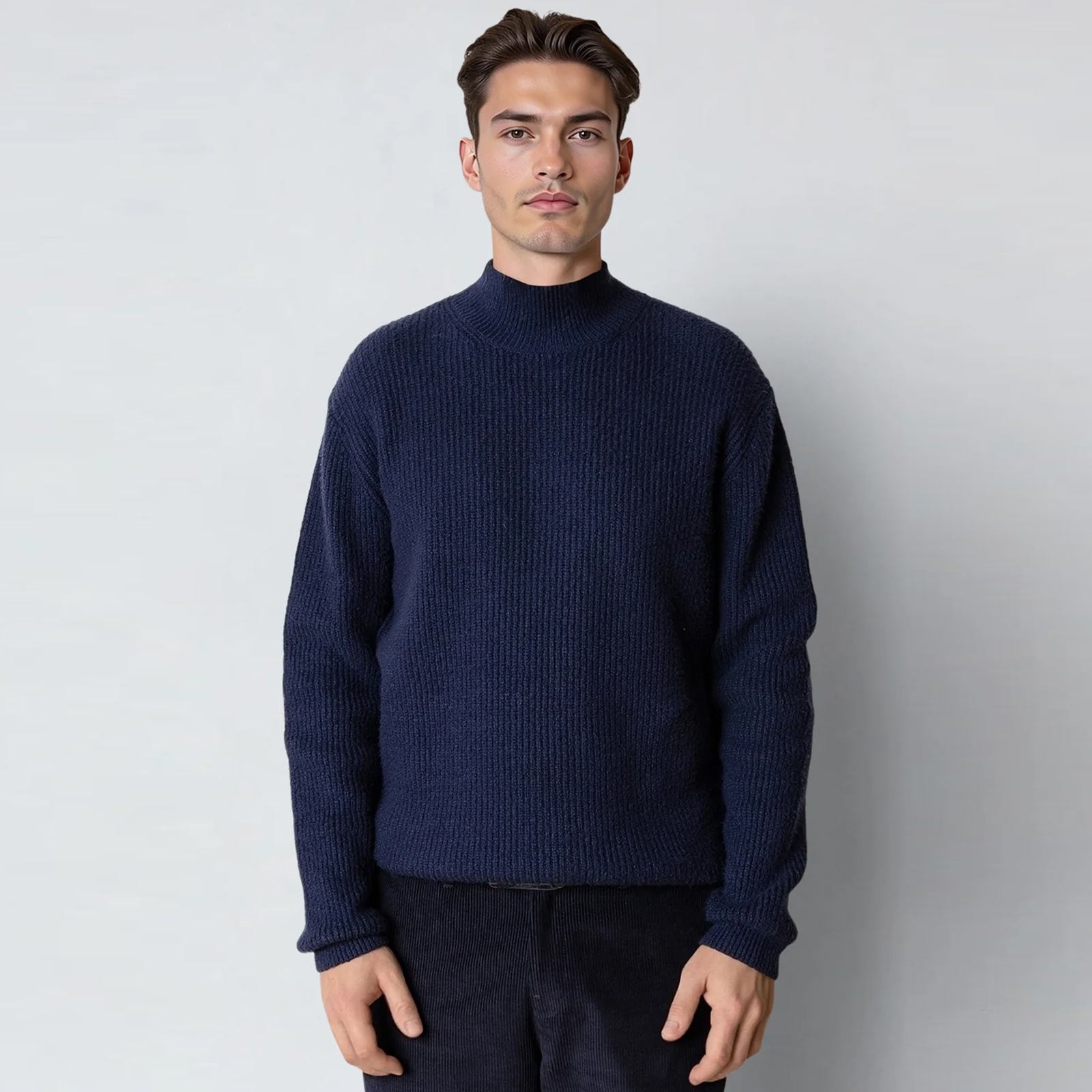 Pepe Turtleneck Knit navy Clean Cut Copenhagen