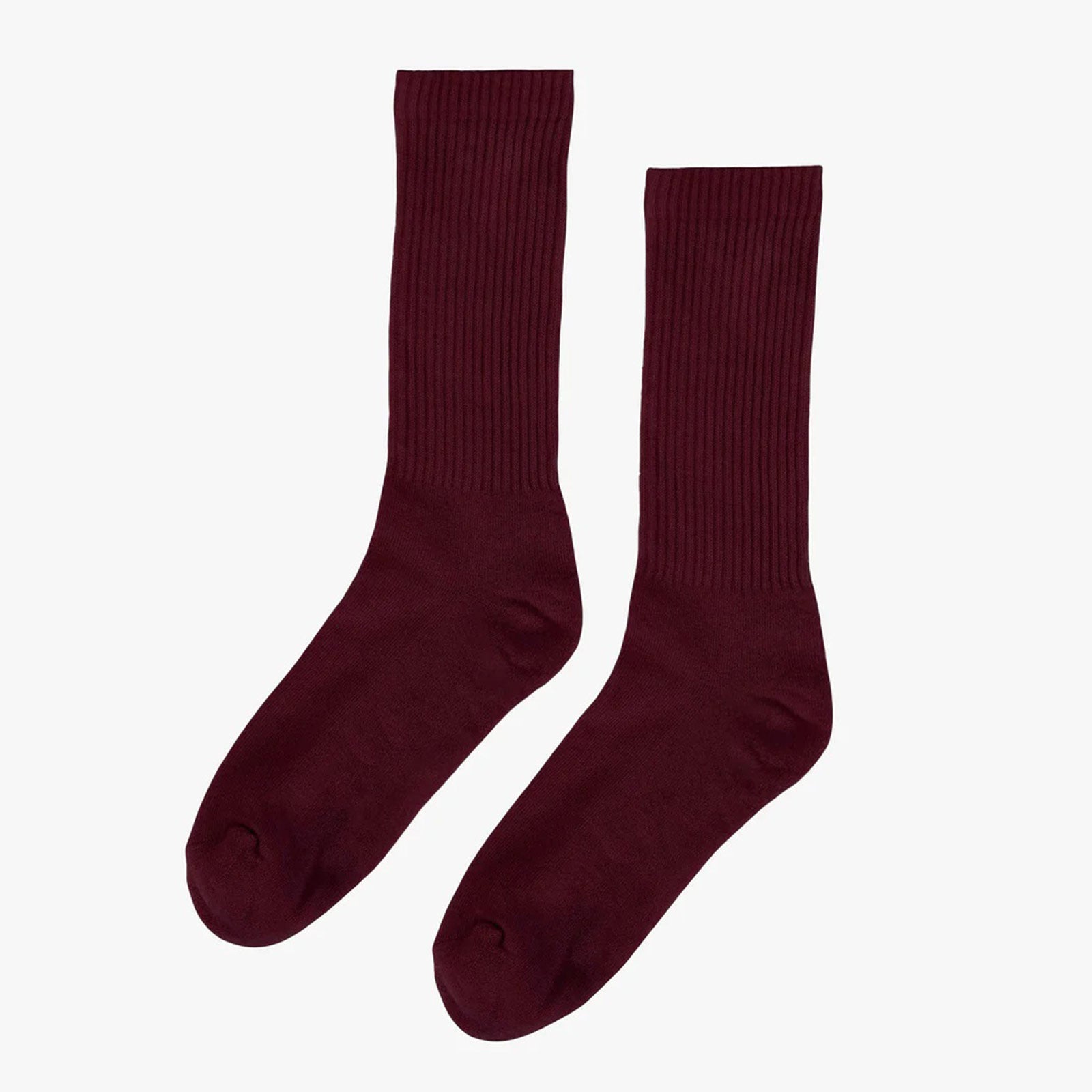 Organic Active Socks oxblood red