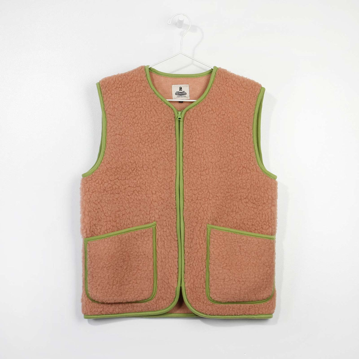 Coldbreaker Pepitco Wool Vest rugny tan/pea green
