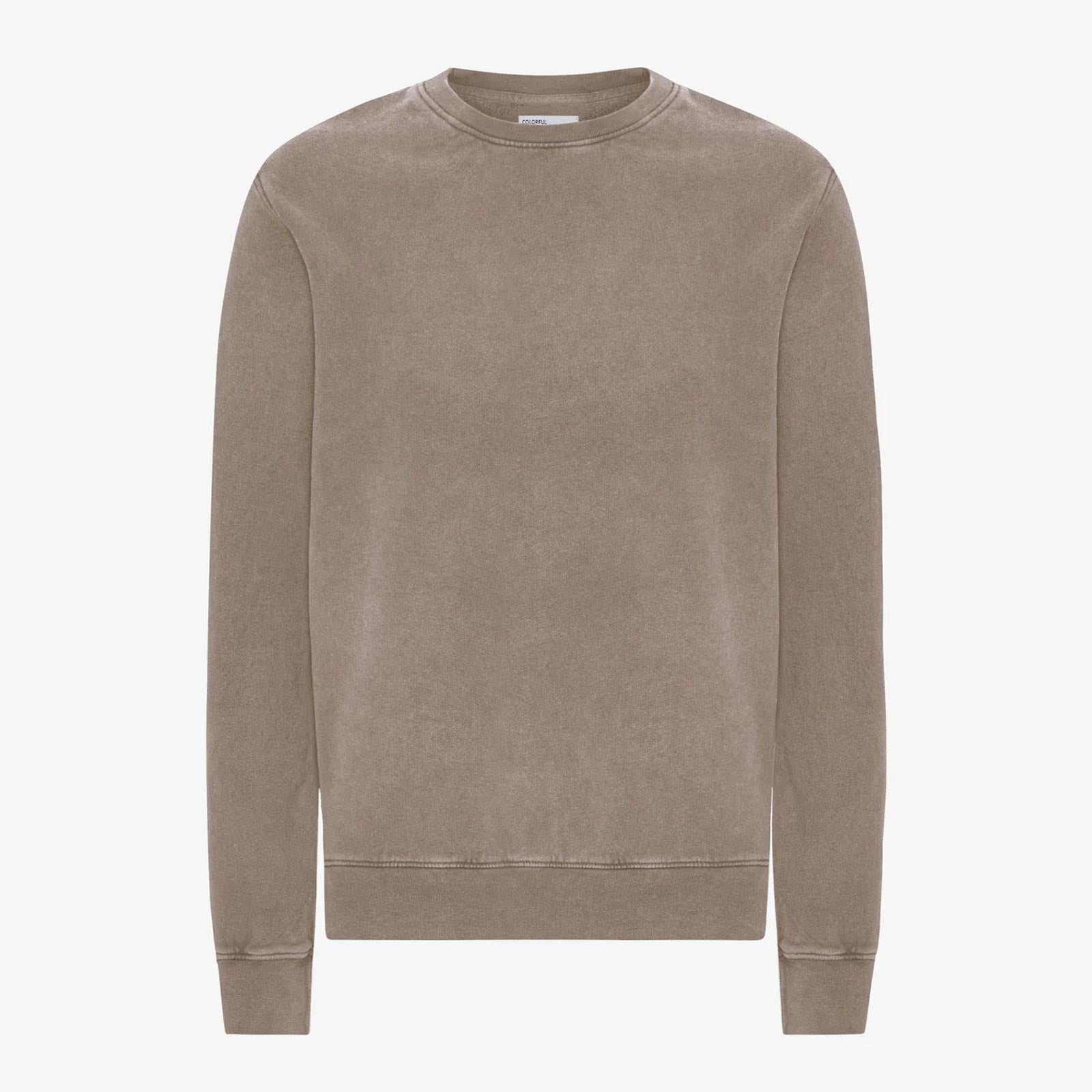 Classic Organic Crew faded khaki Colorful Standard