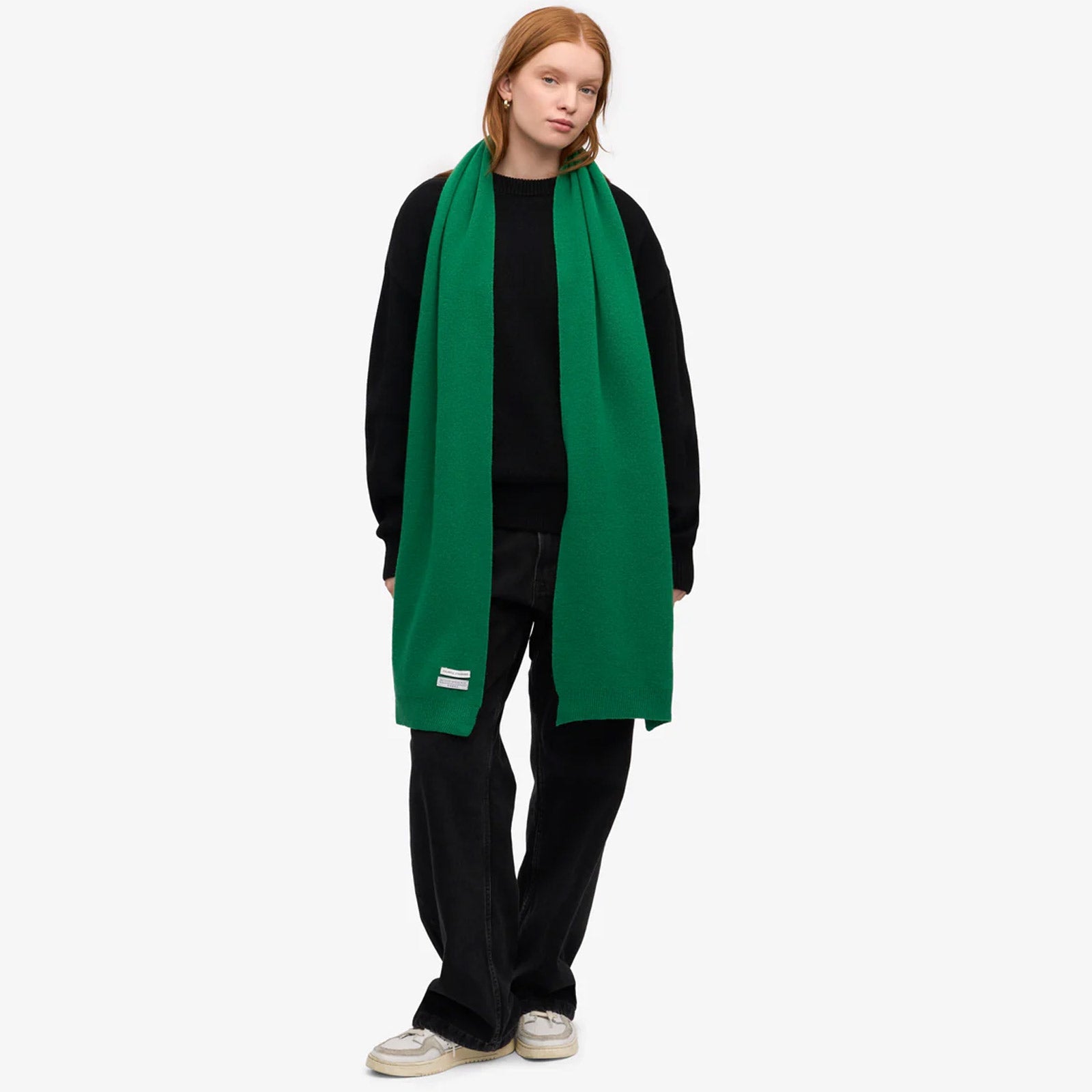 Merino Wool Scarf kelly green Colorful Standard