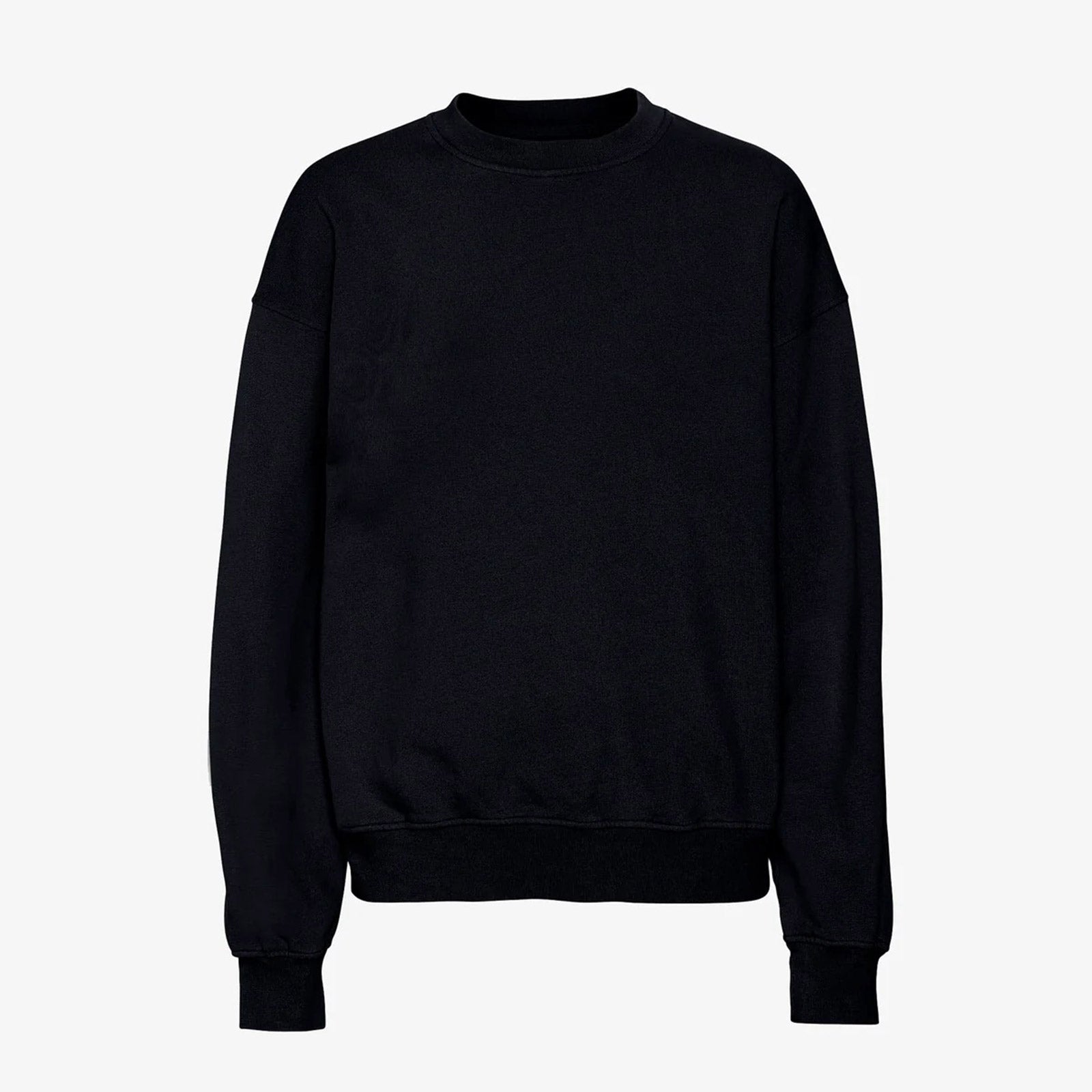 Organic Oversized Crew deep black