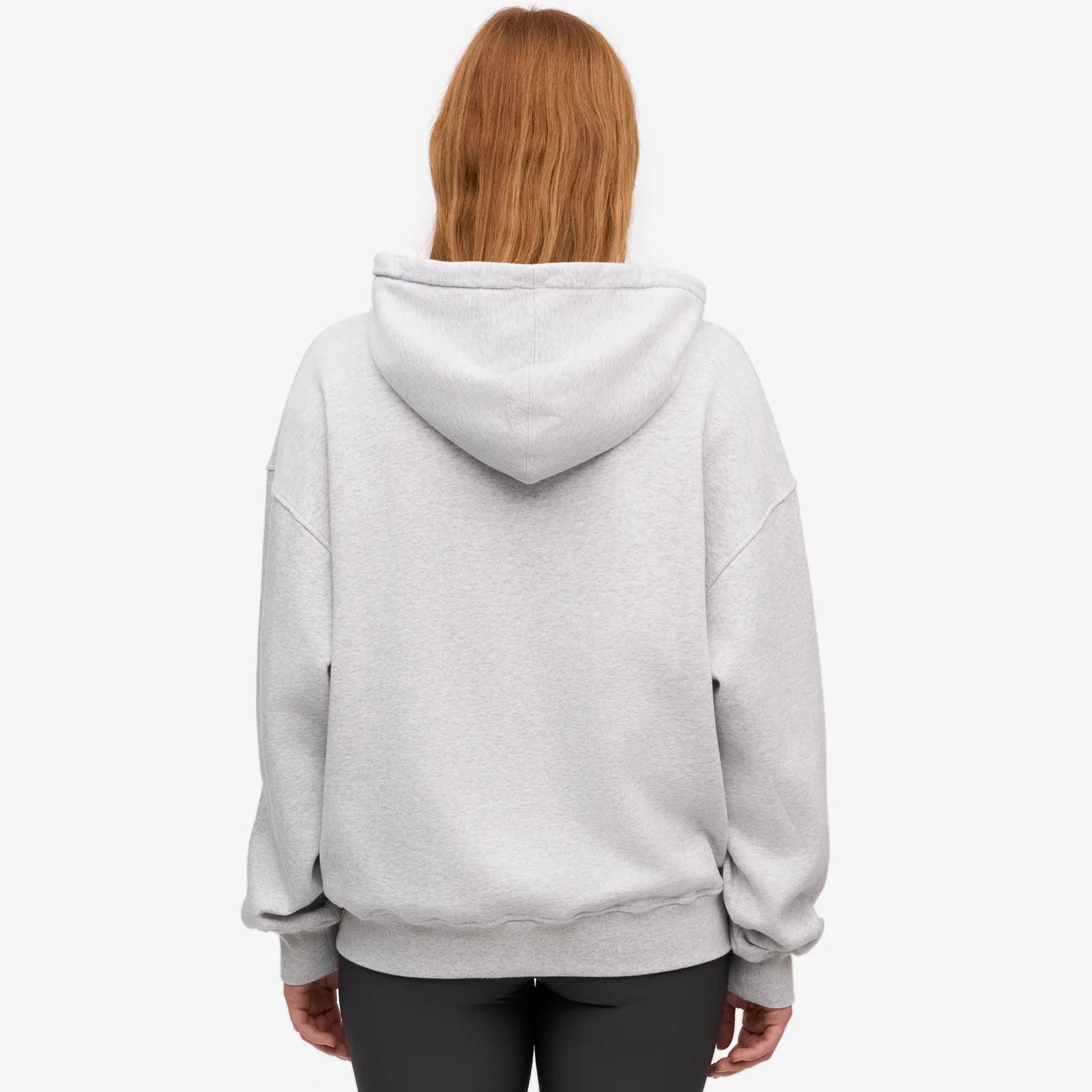 Organic Oversized Zip Hood snow melange Colorful Standard