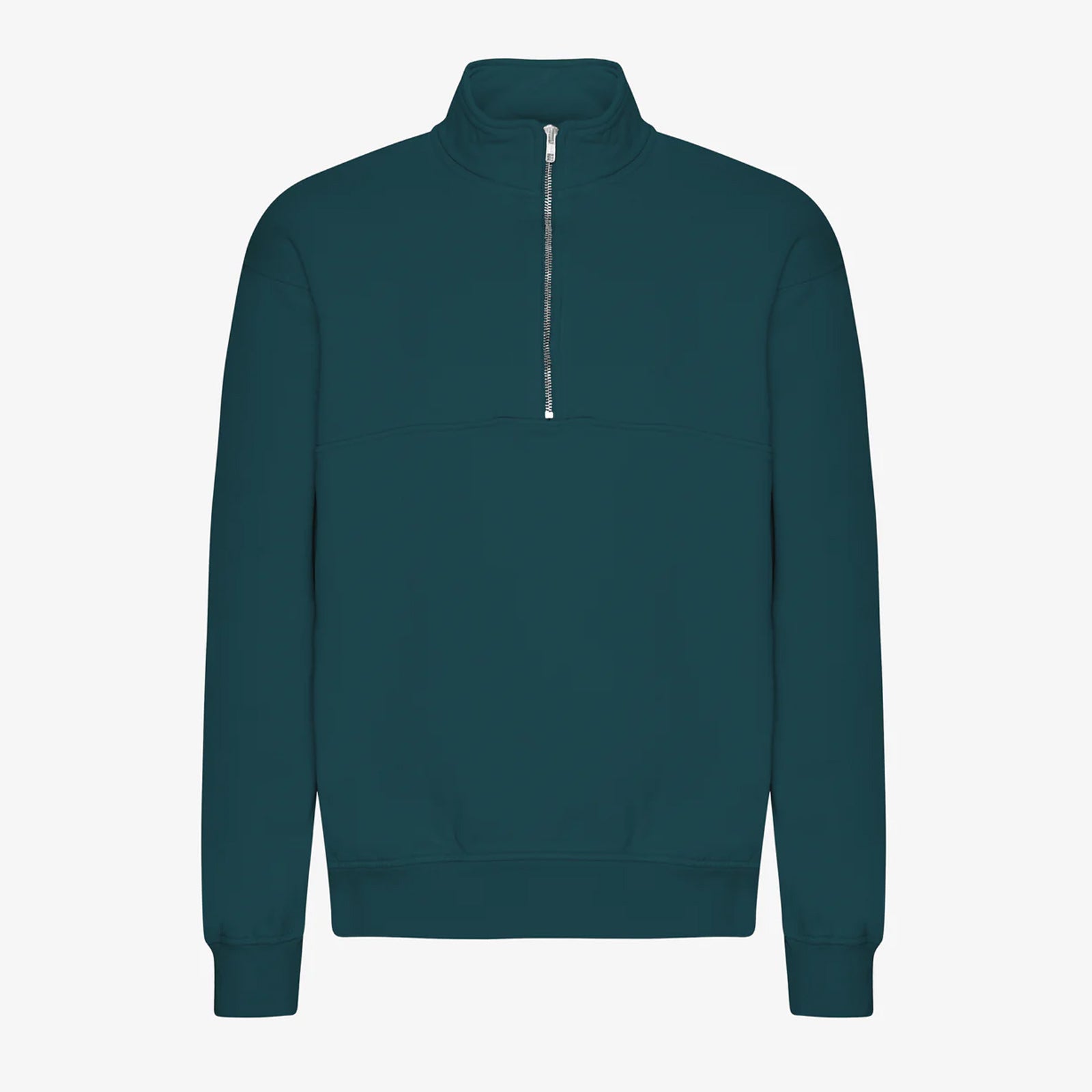 Organic Quarter Zip ocean green