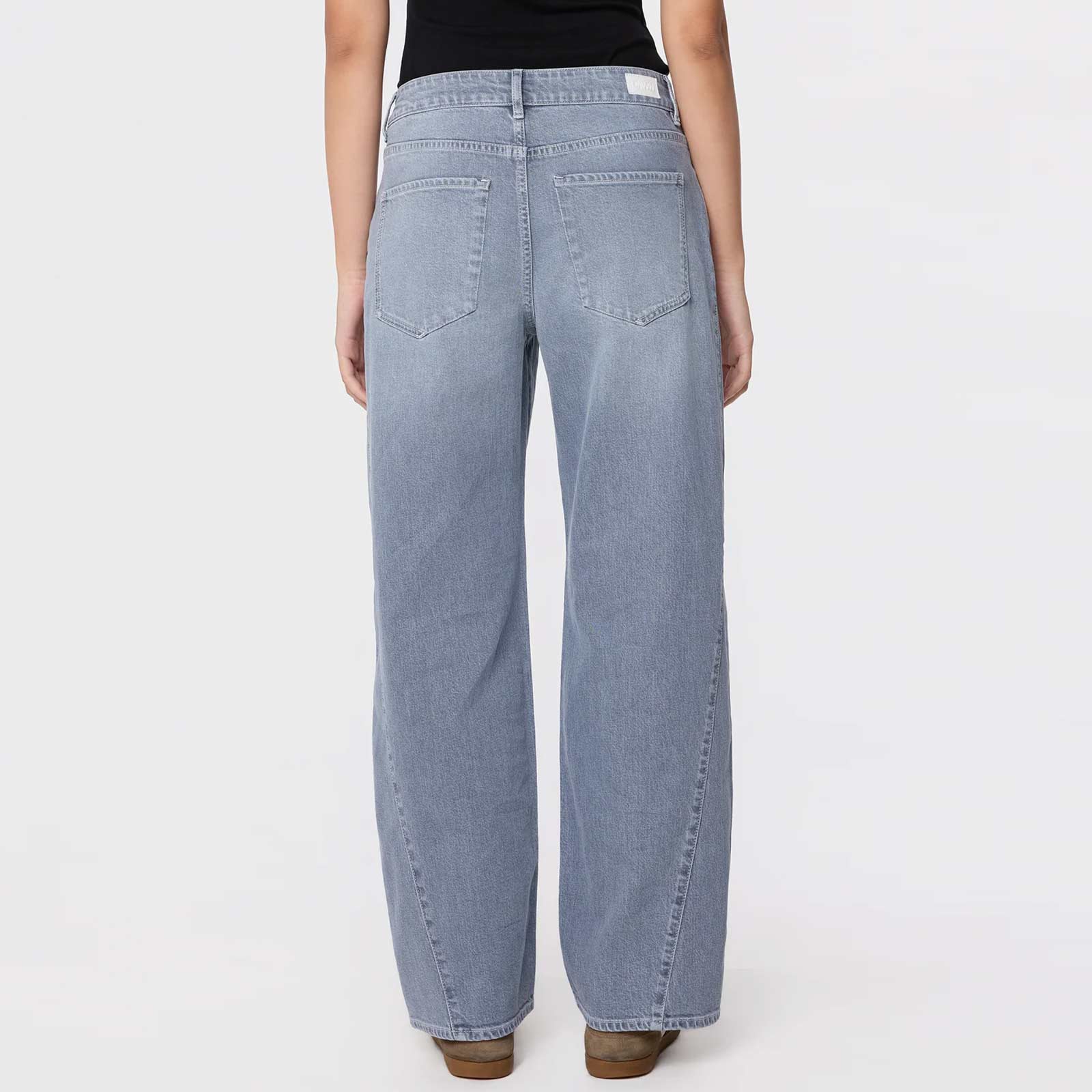 Ash Barrel Leg Jeans slate grey Dawn Denim