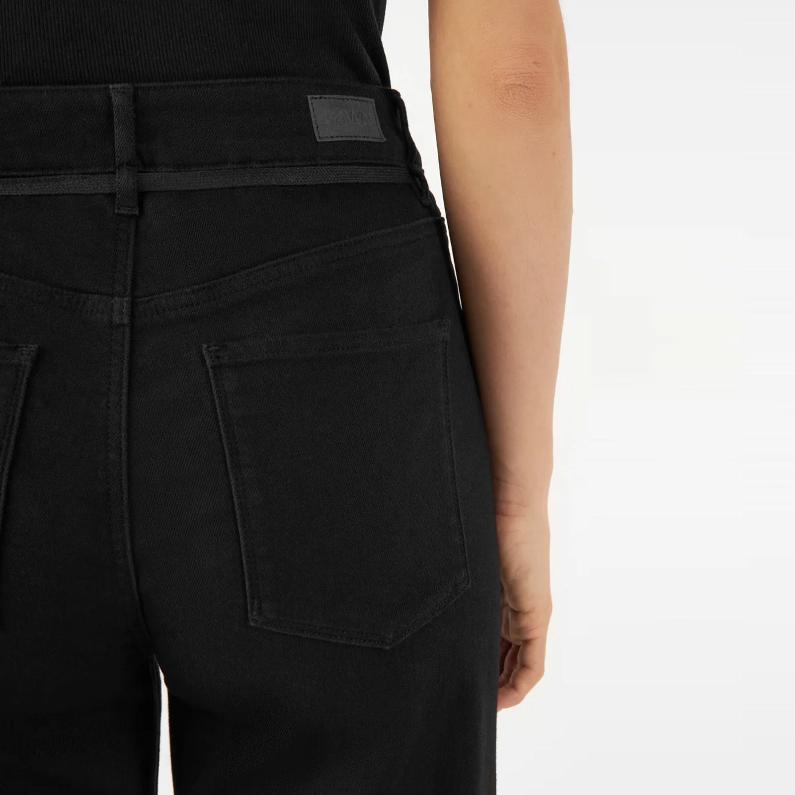 Dew French Pocket Flared Jeans 318 stay black Dawn Denim