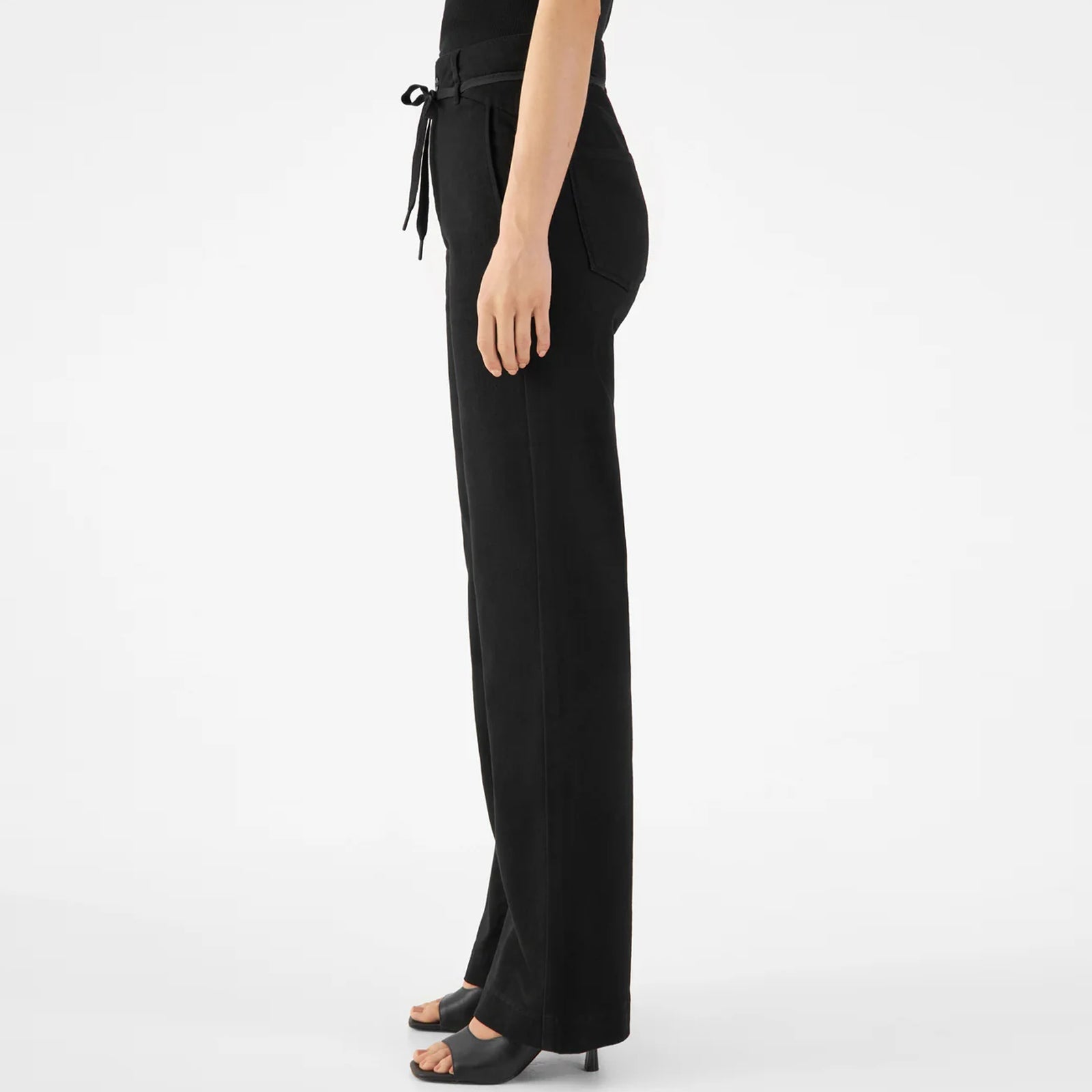 Dew French Pocket Flared Jeans 318 stay black Dawn Denim