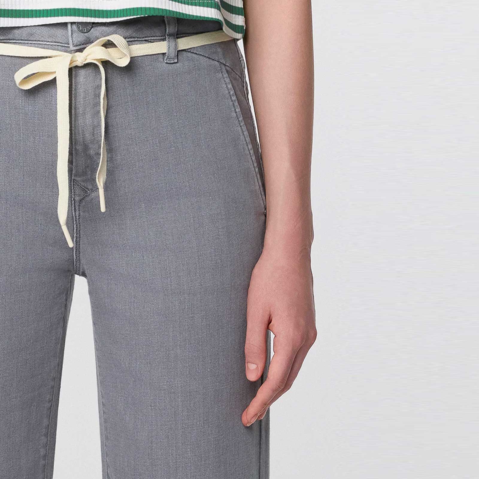 Dew French Pocket Flared Jeans cool grey Dawn Denim