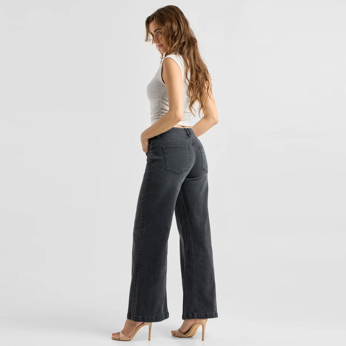 Tweet Retro Flare Jeans 313 vintage black
