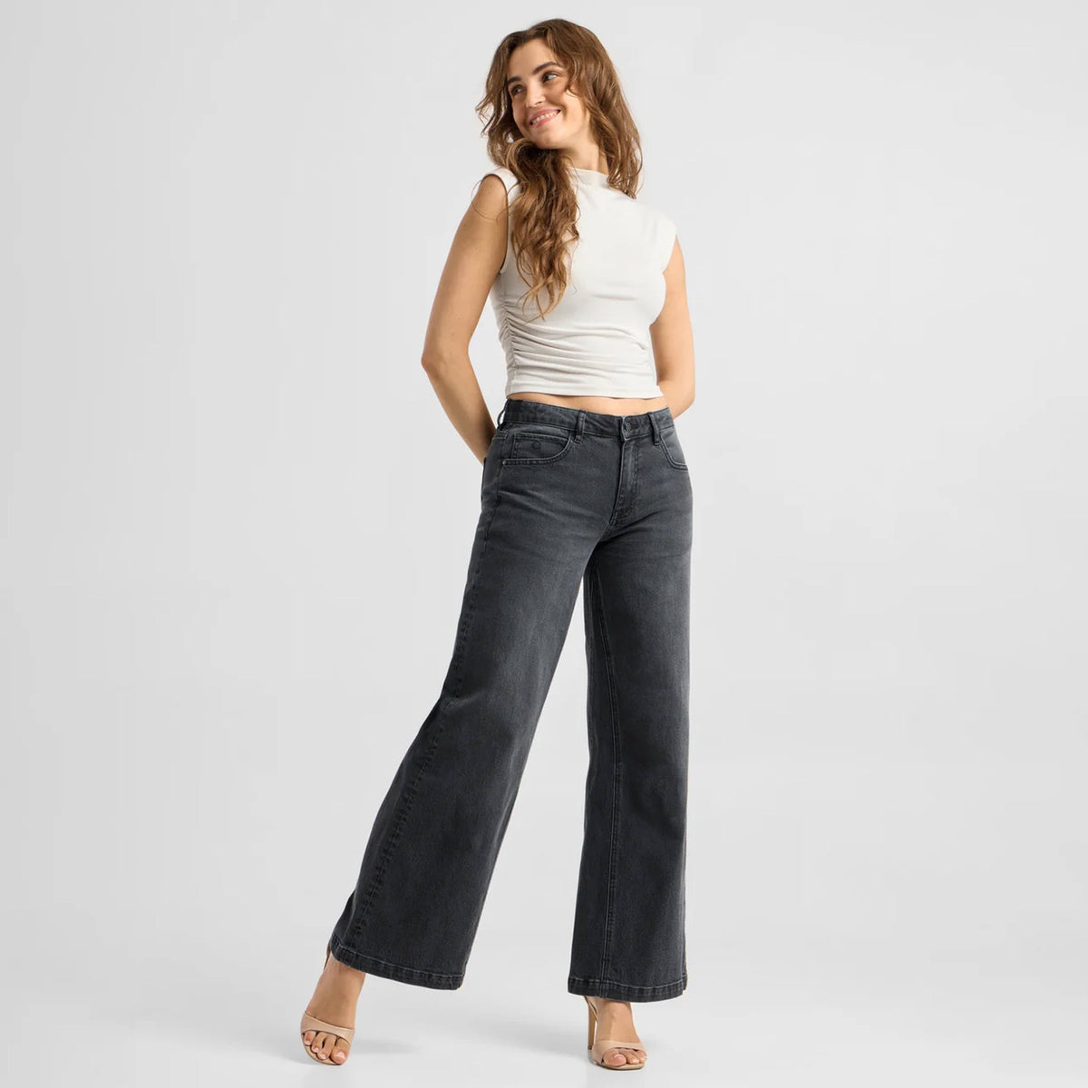 Tweet Retro Flare Jeans 313 vintage black