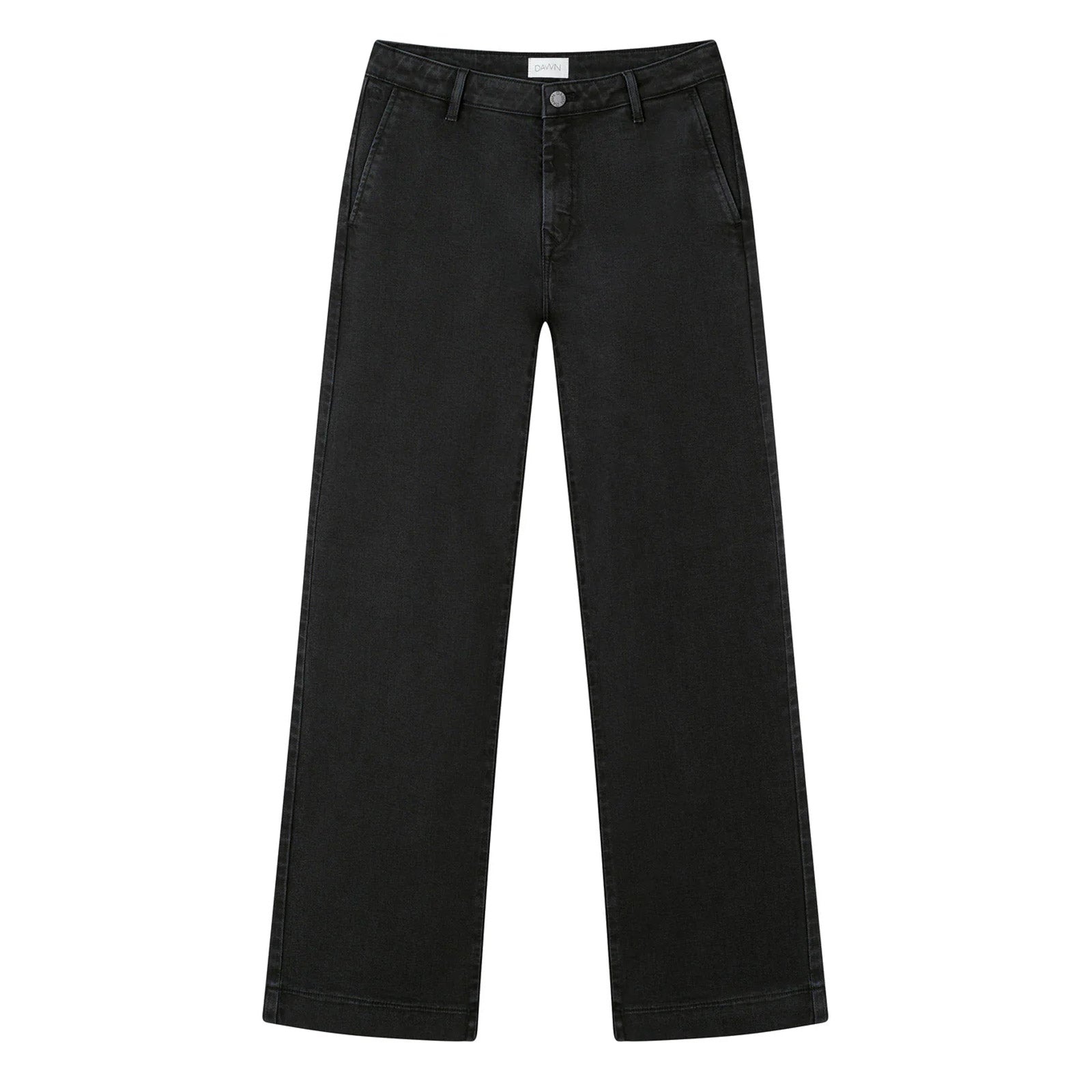 Glow Flared Soft Denim Chino vintage black Dawn Denim