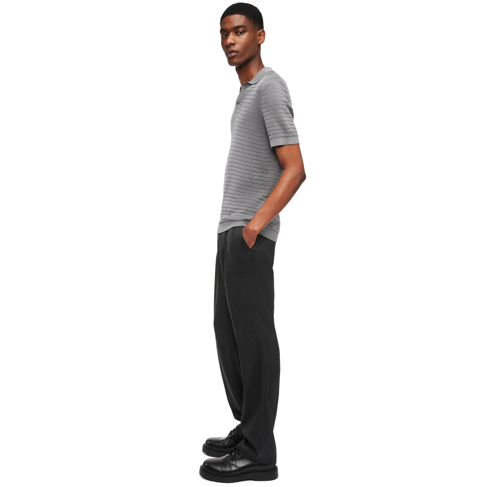 Braian Poloshirt 420052 granite grey