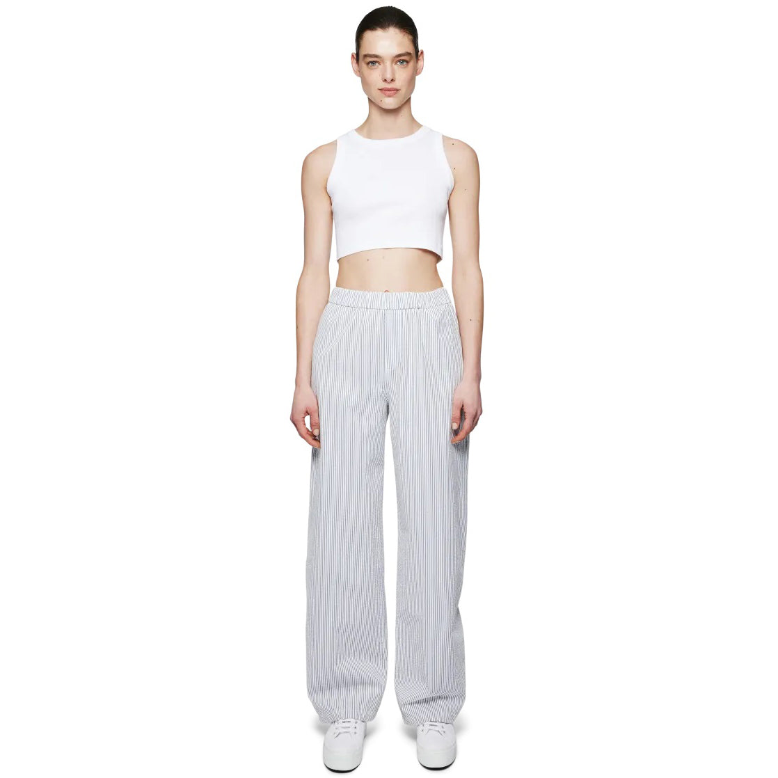 Consider Trousers 142081 blue stripe