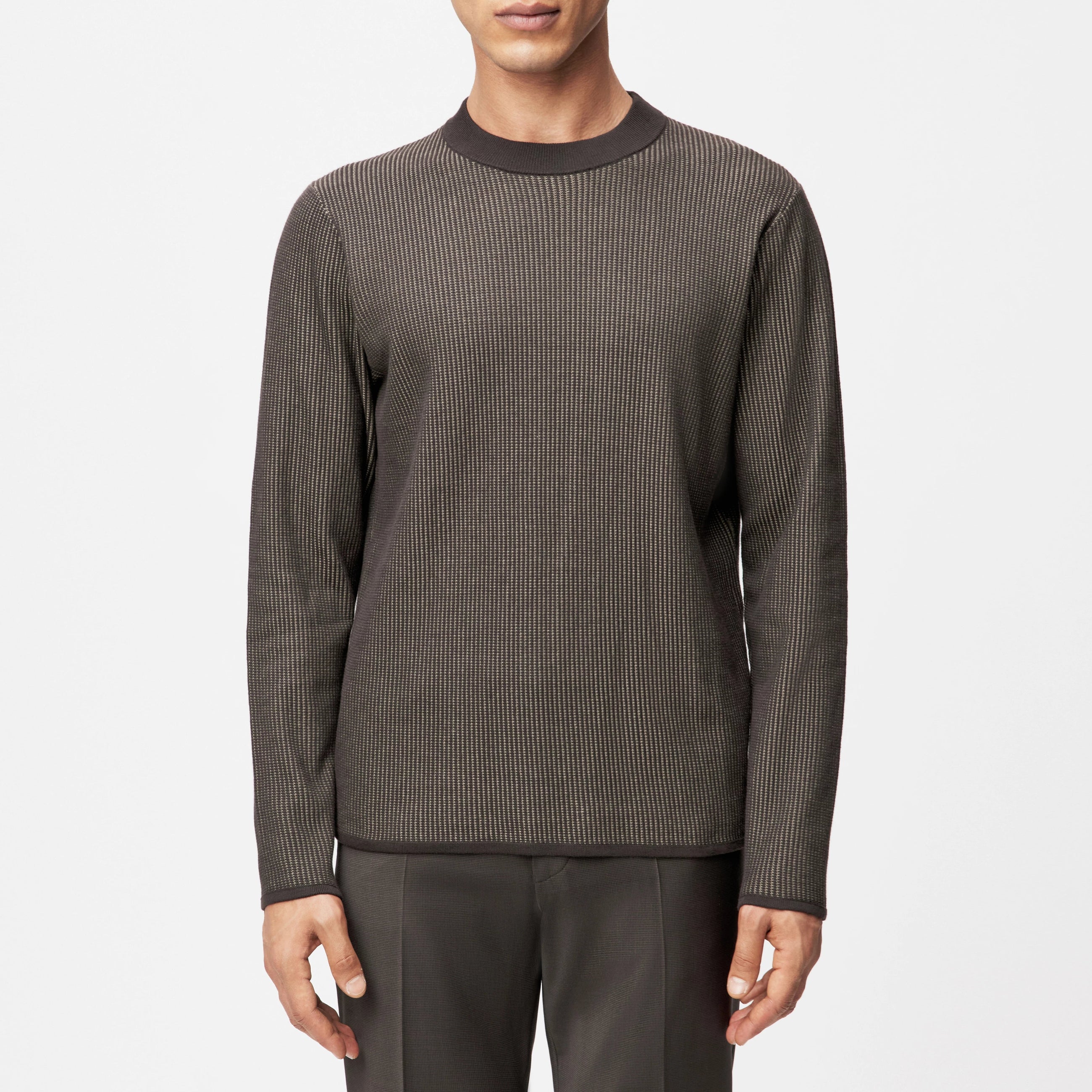 Elrik Jumper 425151 dark chocolate Drykorn