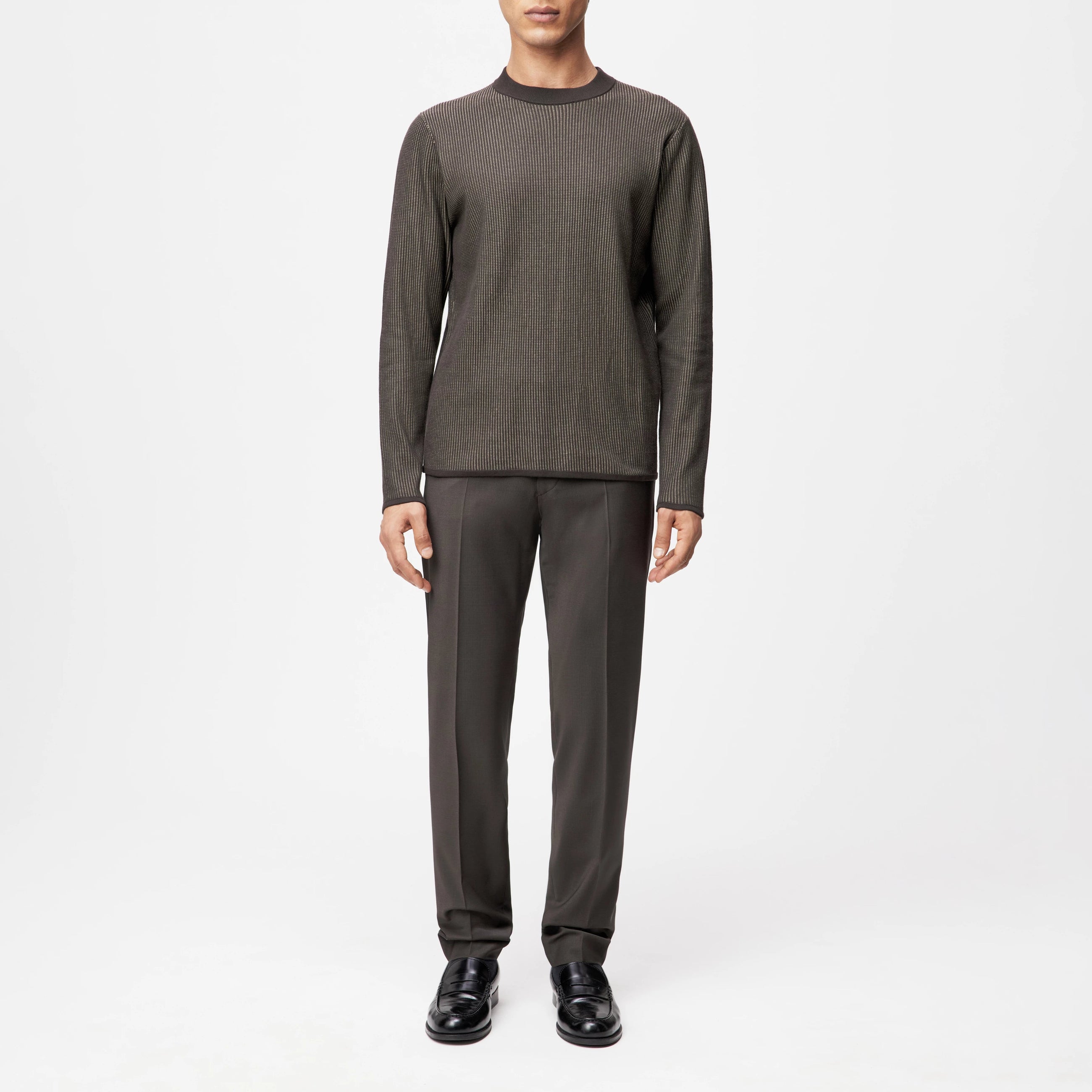 Elrik Jumper 425151 dark chocolate Drykorn