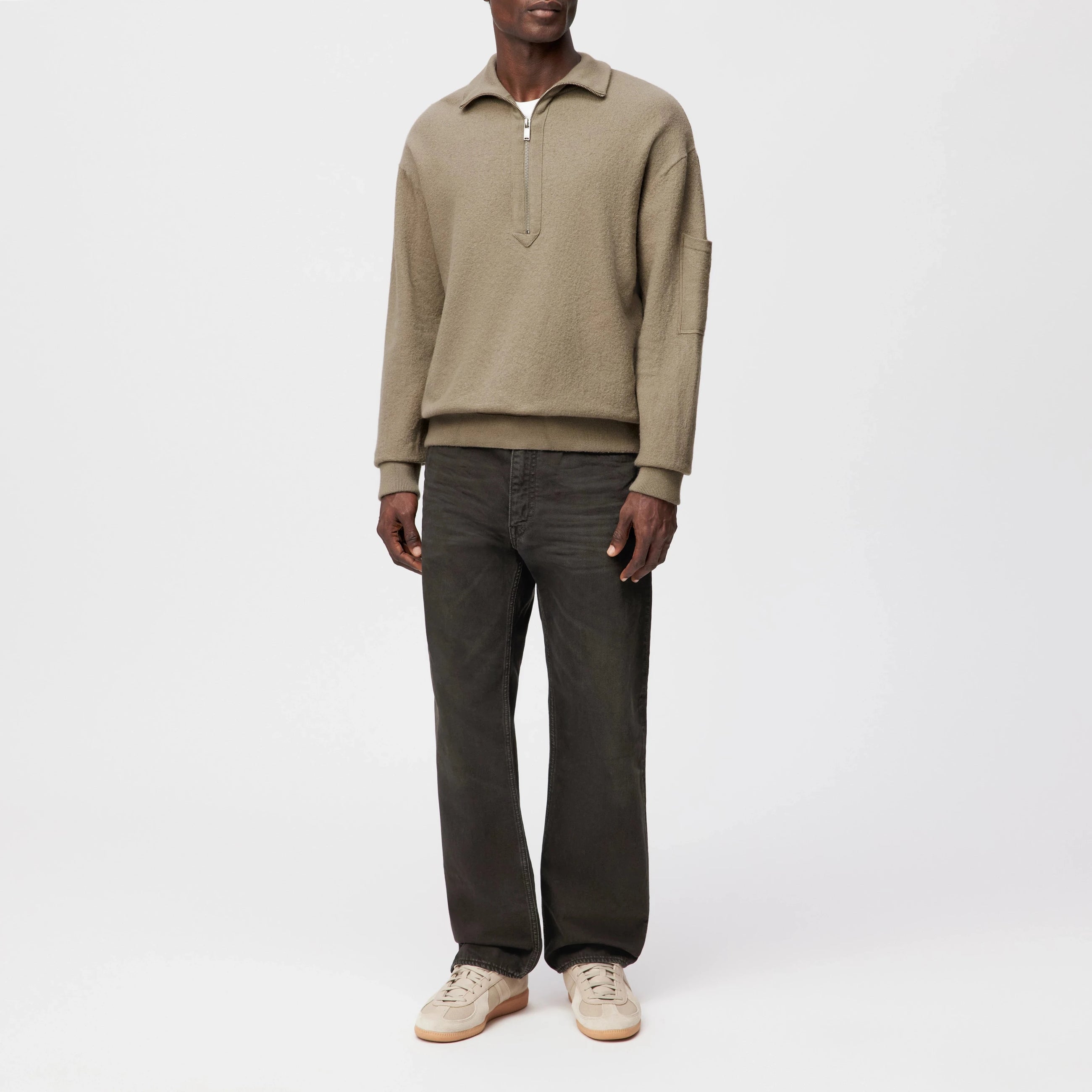 Kouper Half Zip Sweater 420222 fango Drykorn