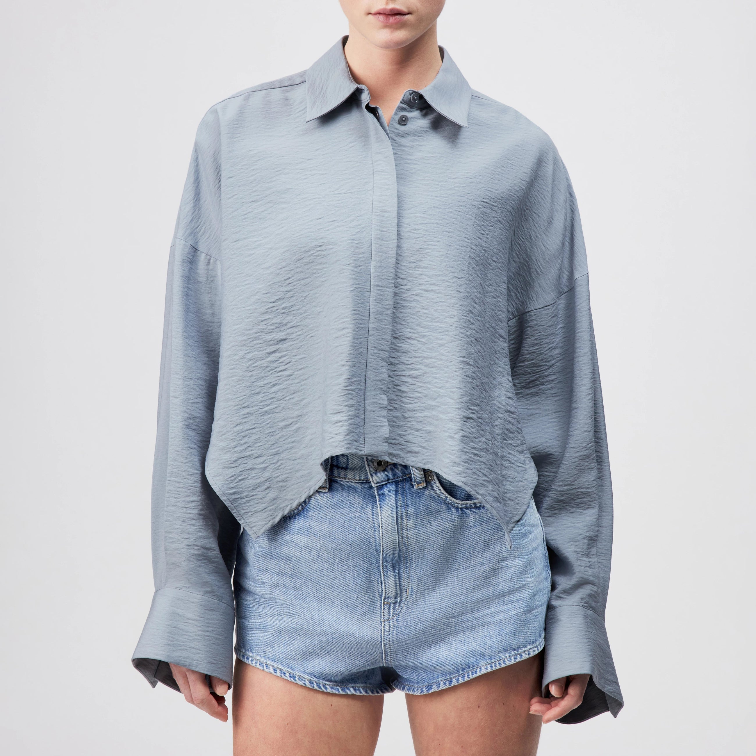 Oshia Blouse 130079 pale blue Drykorn