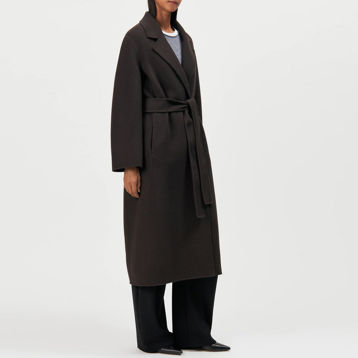 Upavon Coat 85345 chocolate brown