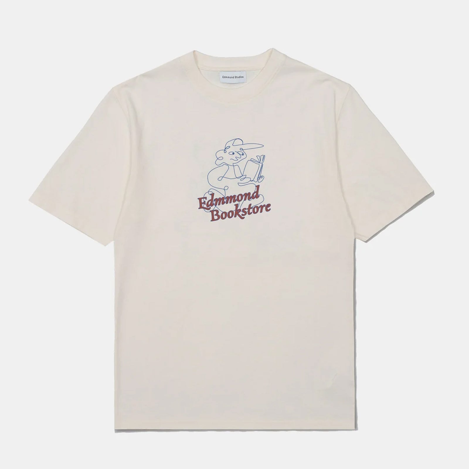 Bibliophile Tee plain off white Edmmond Studios