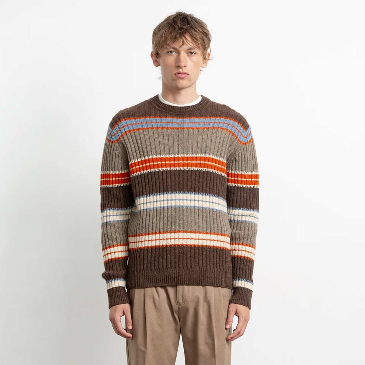 Carve Sweater plain orange