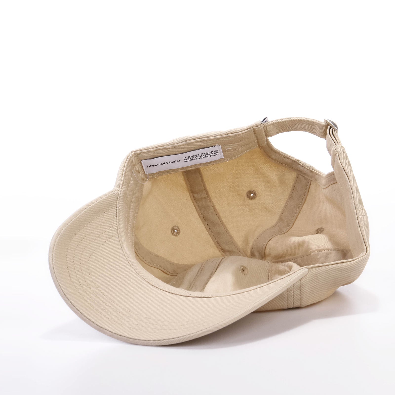 Duck Patch Cap plain beige Edmmond Studios