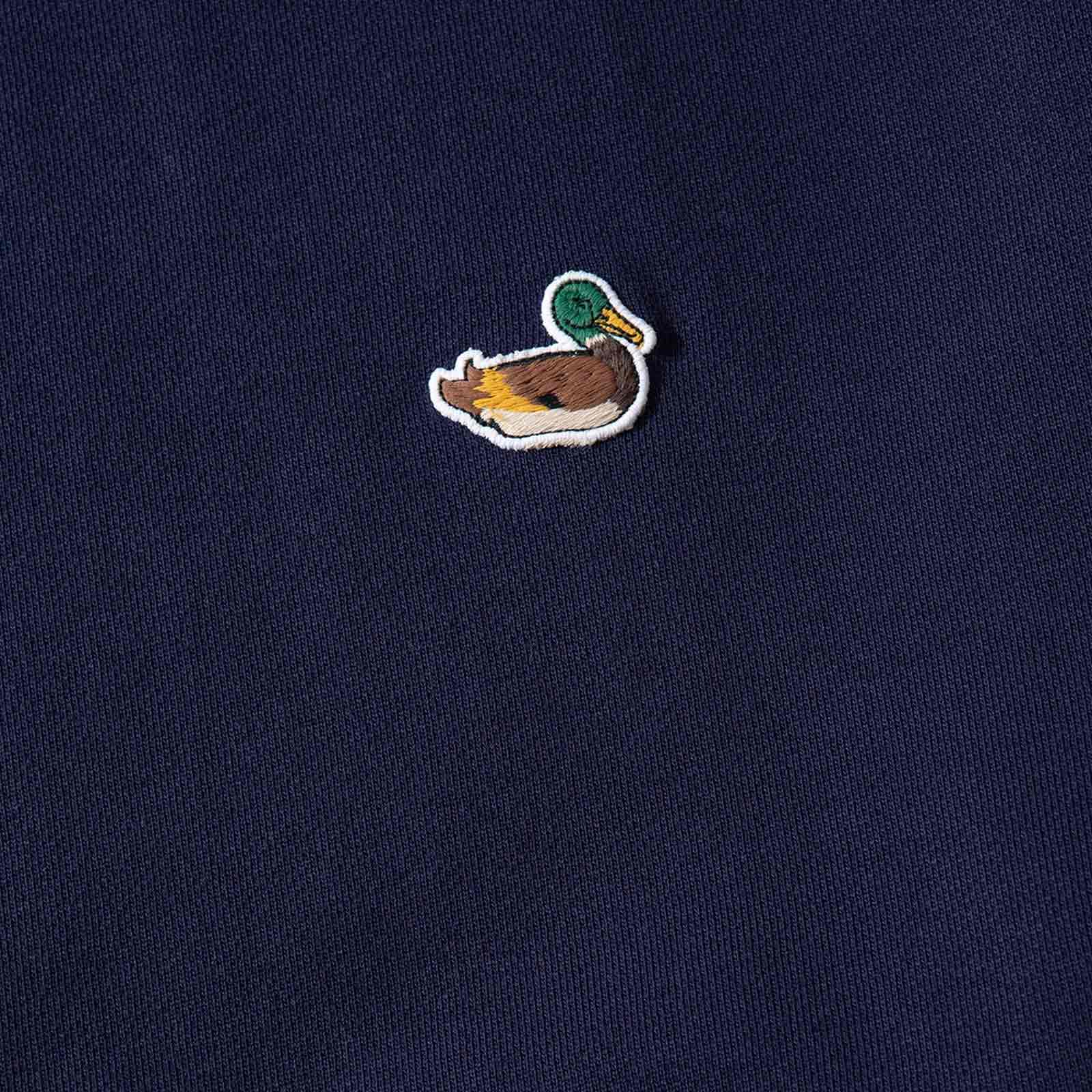Duck Patch Sweatshirt plain navy Edmmond Studios