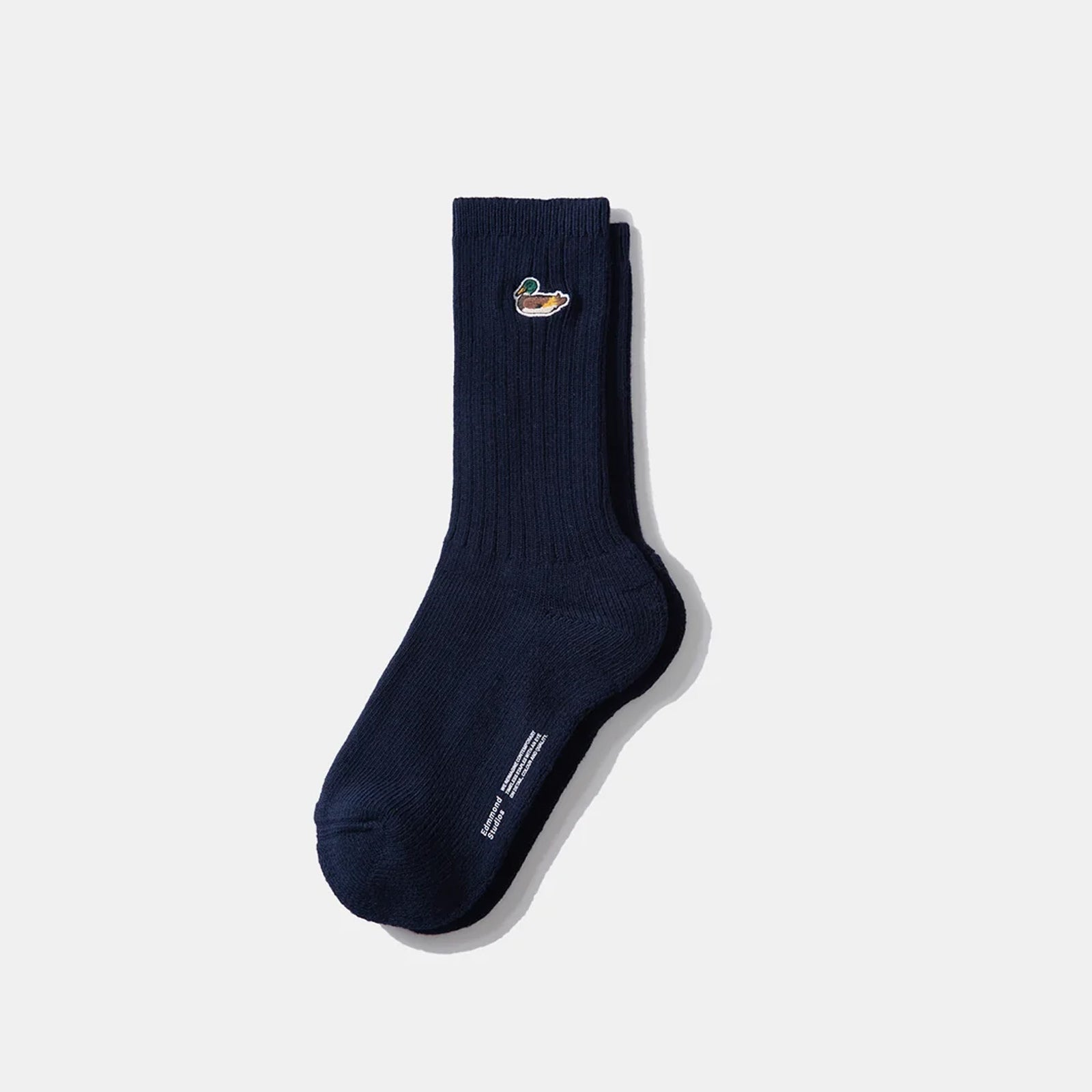 Duck Socks plain navy Edmmond Studios