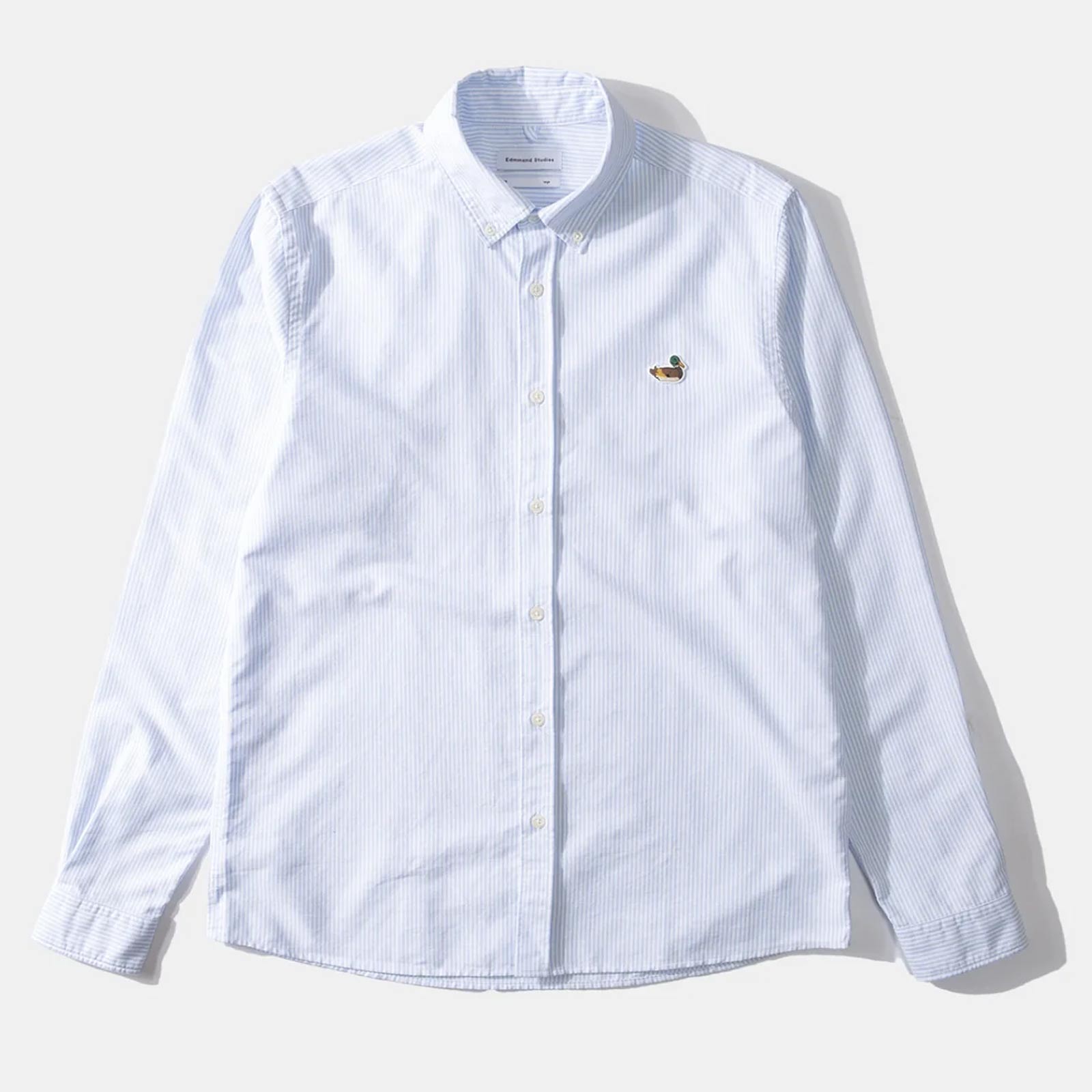 Duck Striped Shirt plain light blue Edmmond Studios