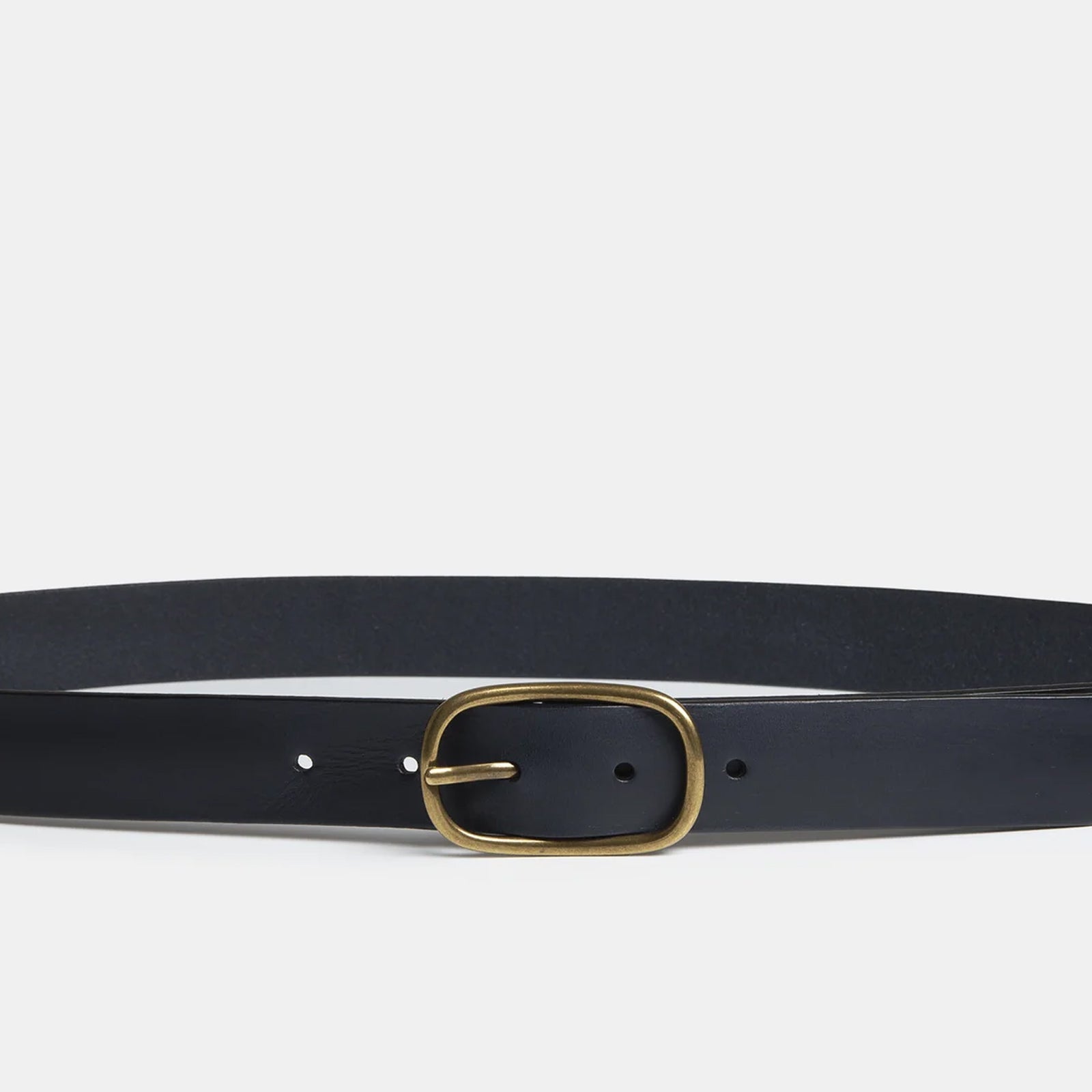 New Raw Belt plain navy Edmmond Studios