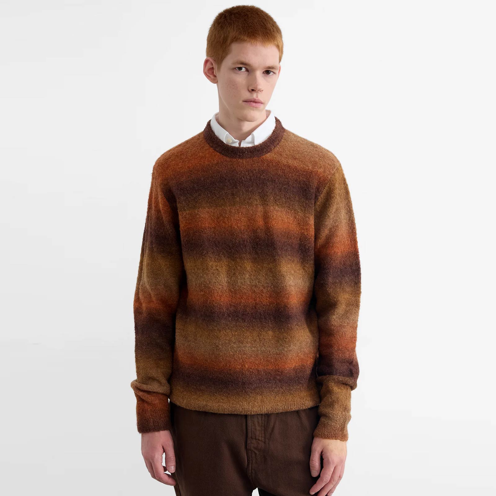 Oregon Sweater plain Chocolate Edmmond Studios