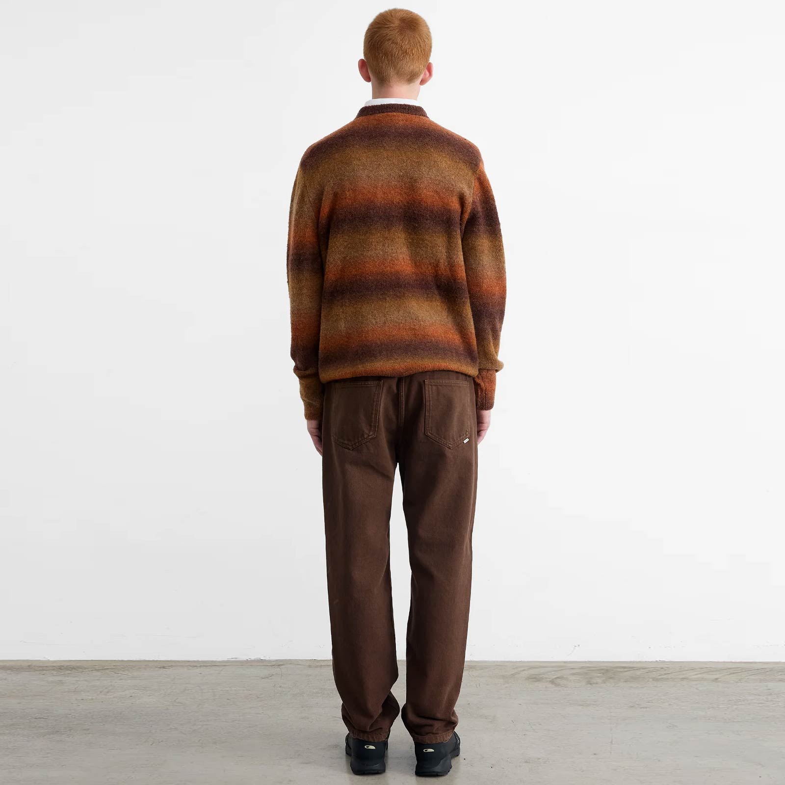 Oregon Sweater plain Chocolate Edmmond Studios