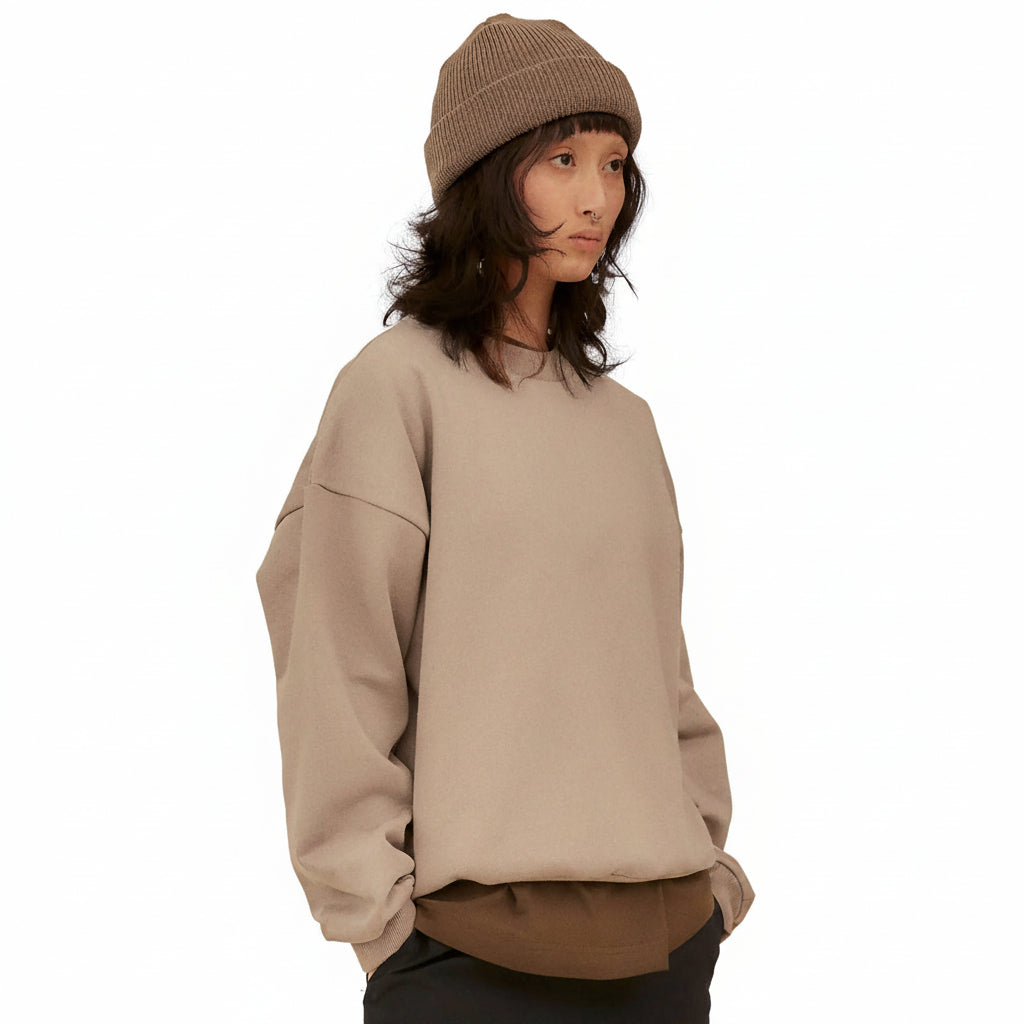 EDO Organic Crewneck shroom stone