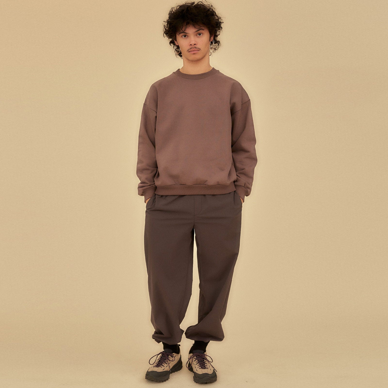 EDO Organic Crewneck smokey fig