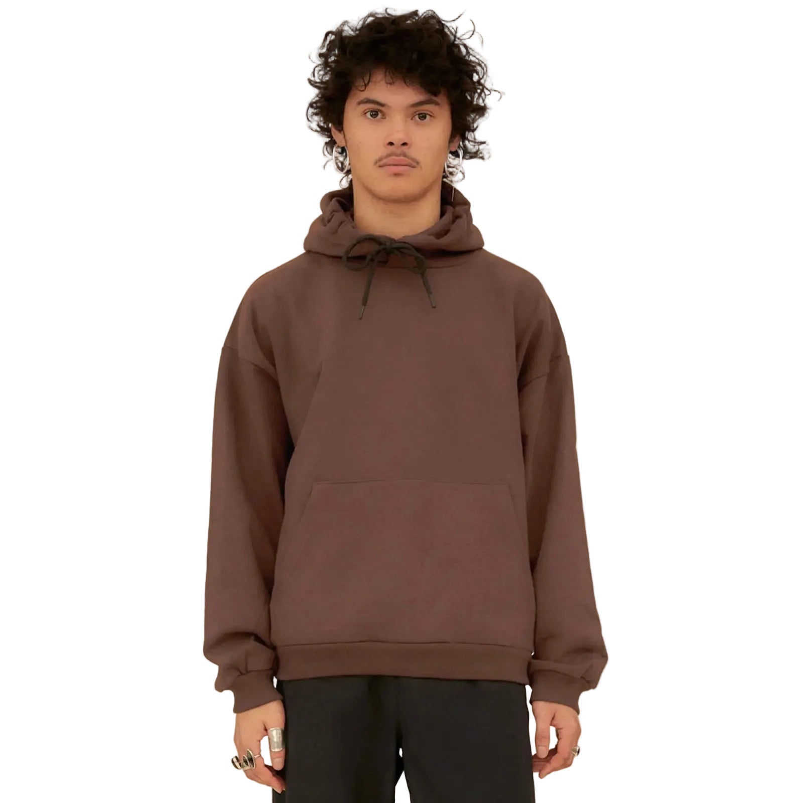 EDO Organic Hoodie smokey fig