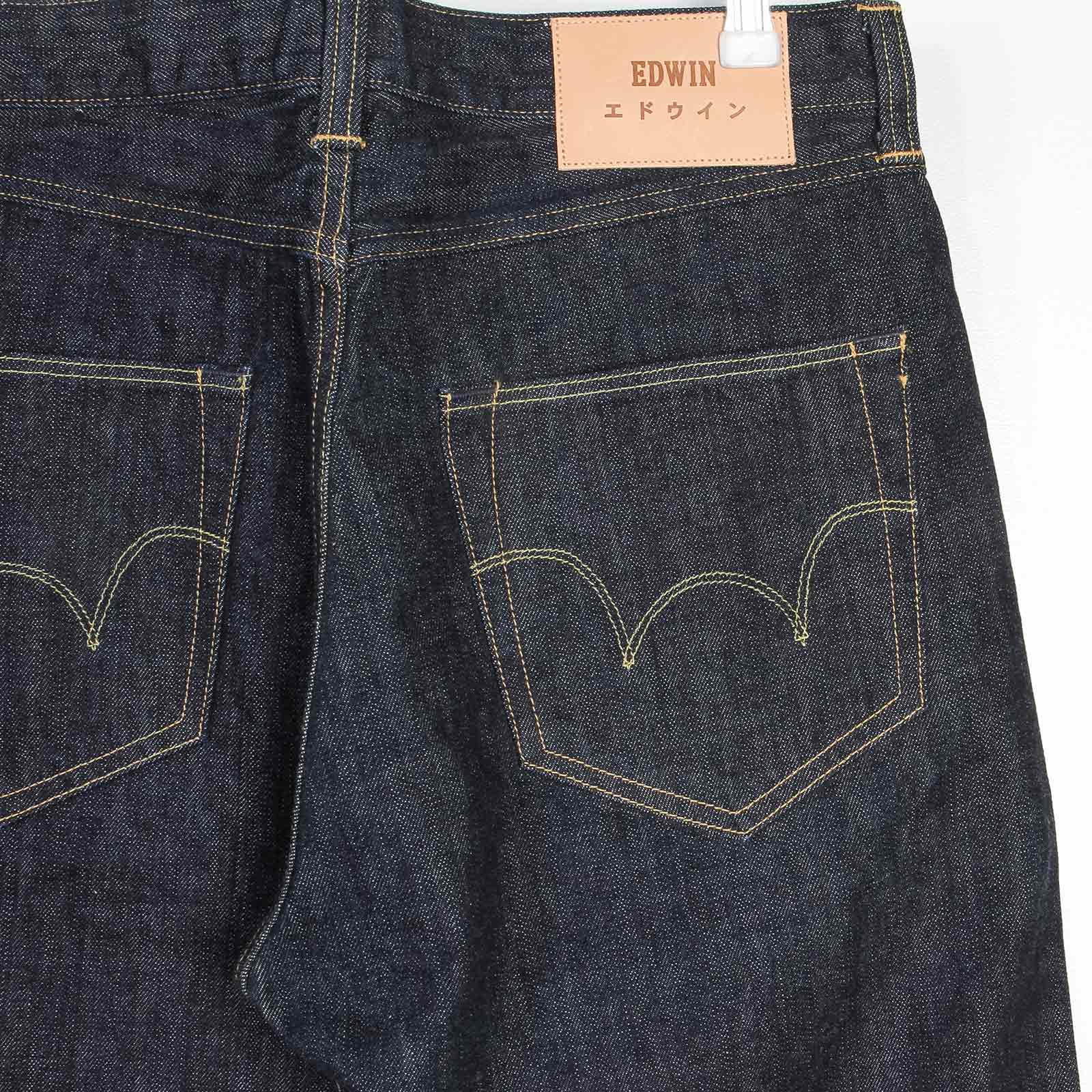 ED-45 Red Listed Selvage Denim Jeans blue rinsed