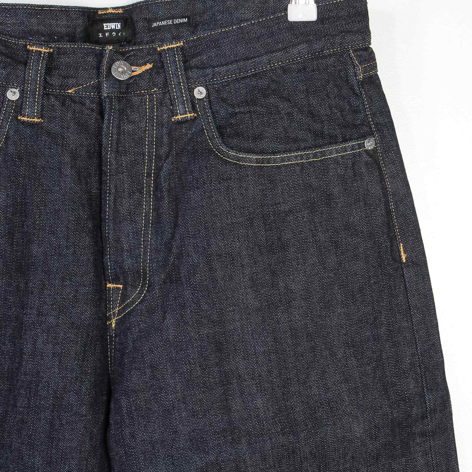 ED-45 Red Listed Selvage Denim Jeans blue rinsed