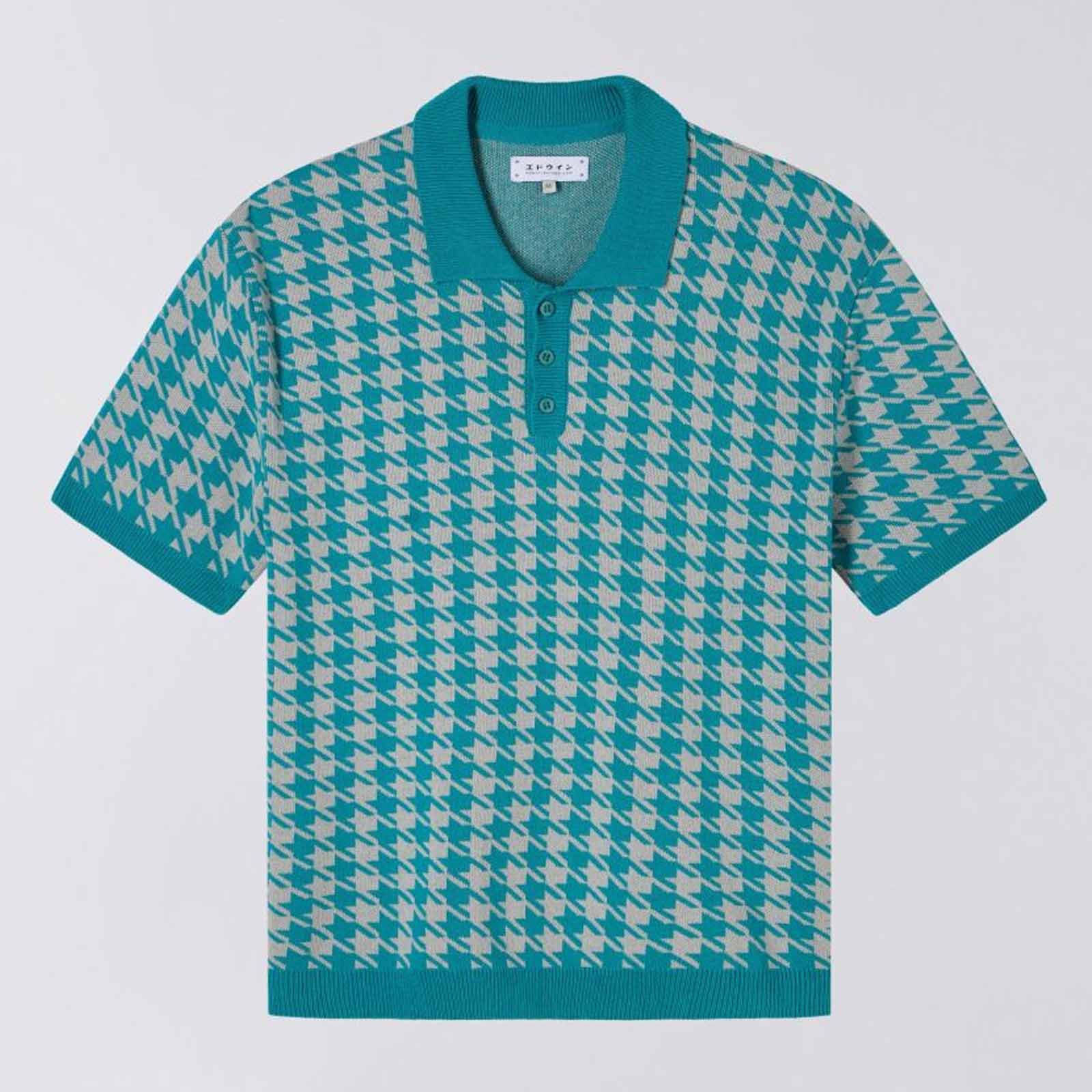 Jax Polo Knit blue/light grey