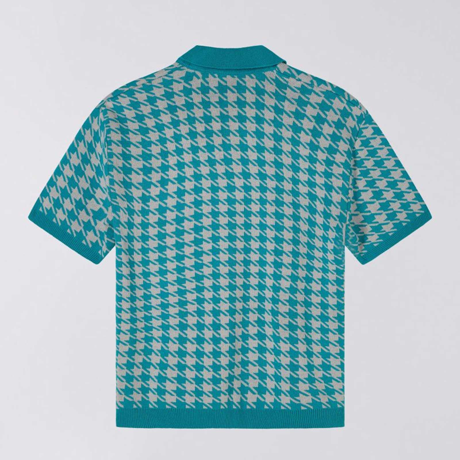 Jax Polo Knit blue/light grey