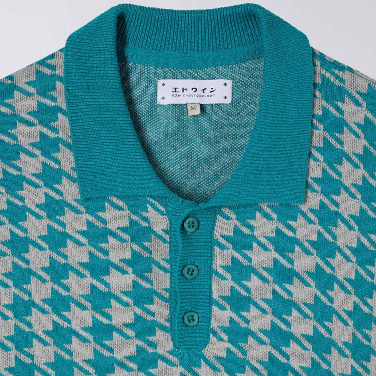 Jax Polo Knit blue/light grey