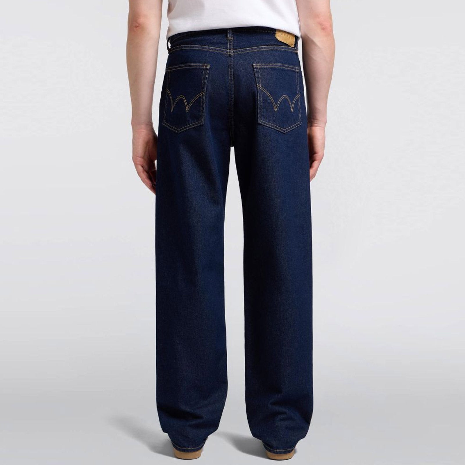 Loose Fit Kaihara Openend Denim 12 oz blue rinsed