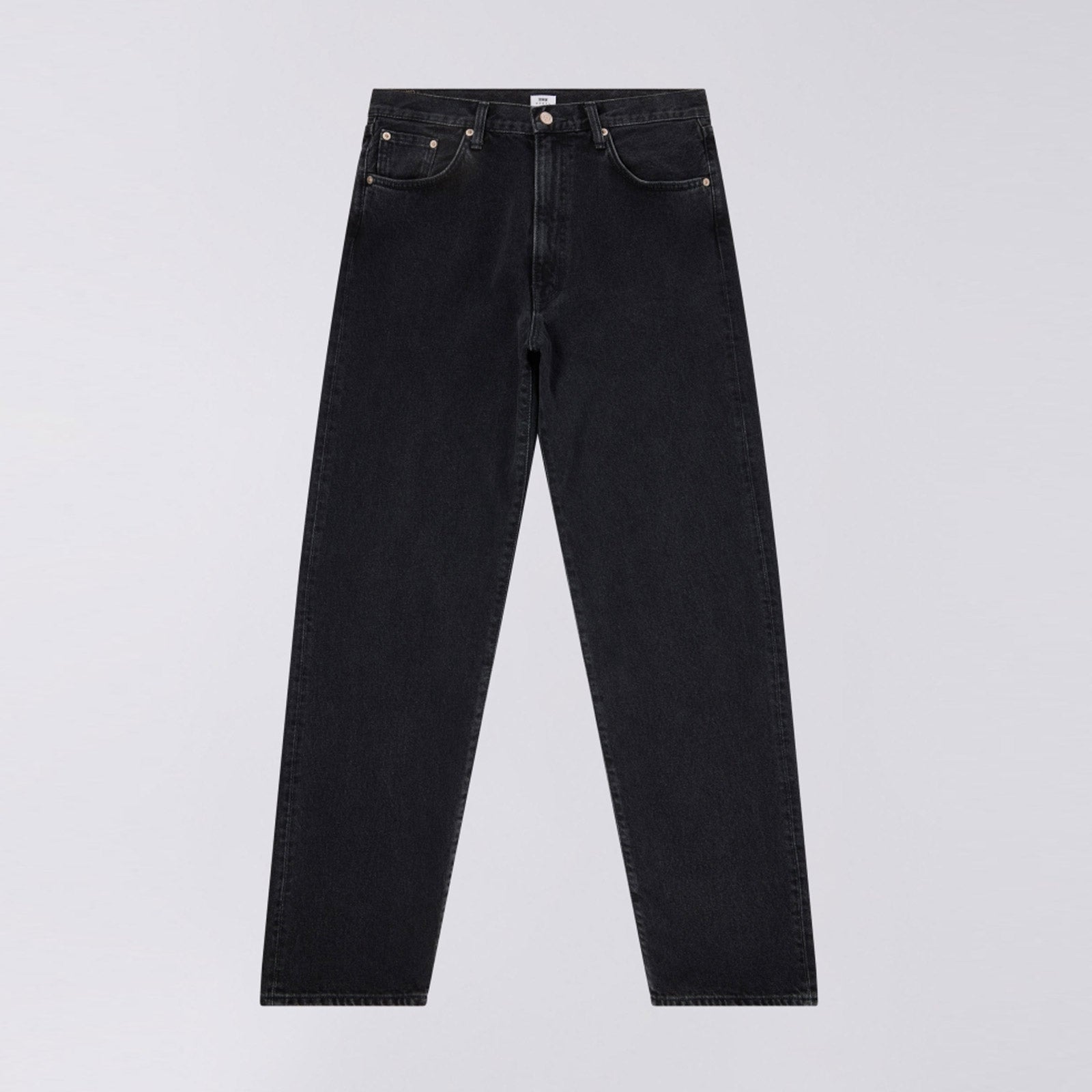 Loose Fit Kaihara Right Hand Black Denim 13oz black dark used Edwin Jeans