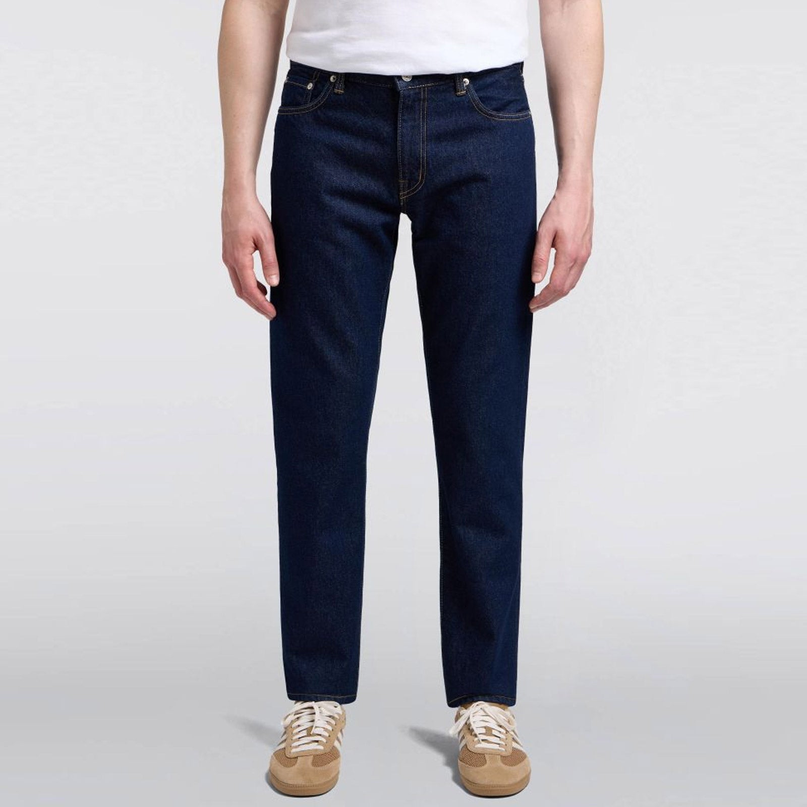 Reg Tapered Kaihara Openend Denim 12 oz blue rinsed