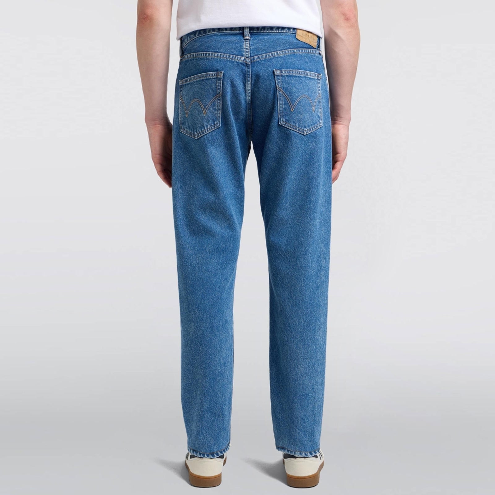 Reg Tapered Kaihara Openend Denim blue mid light used Edwin Jeans