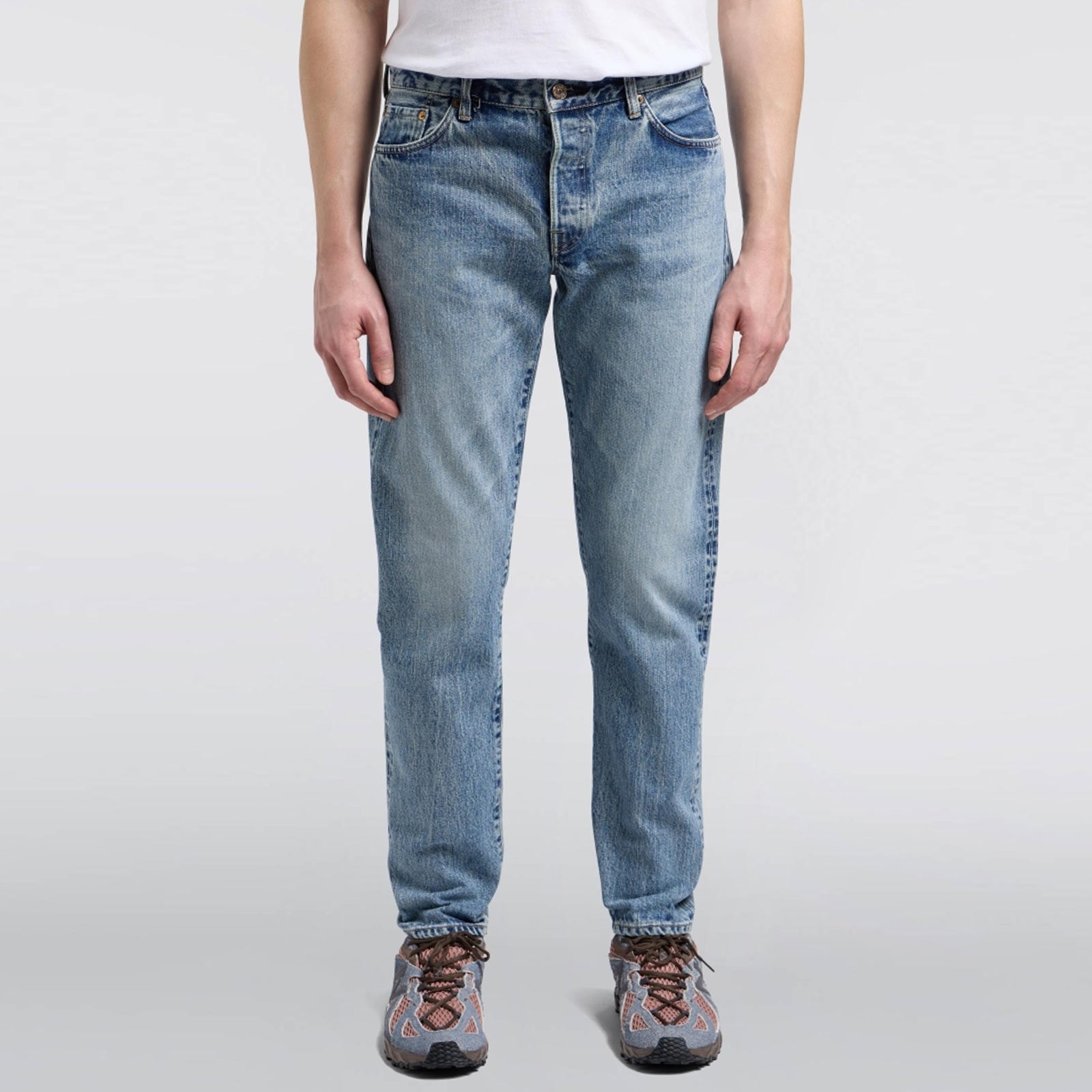 Reg Tapered Kurabo Recycle Red Selvage Denim blue light used