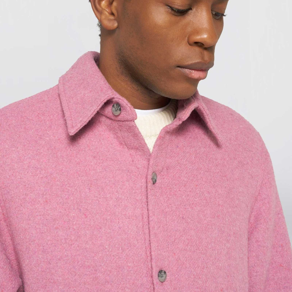 Trent Padded Overshirt LS grape nectar