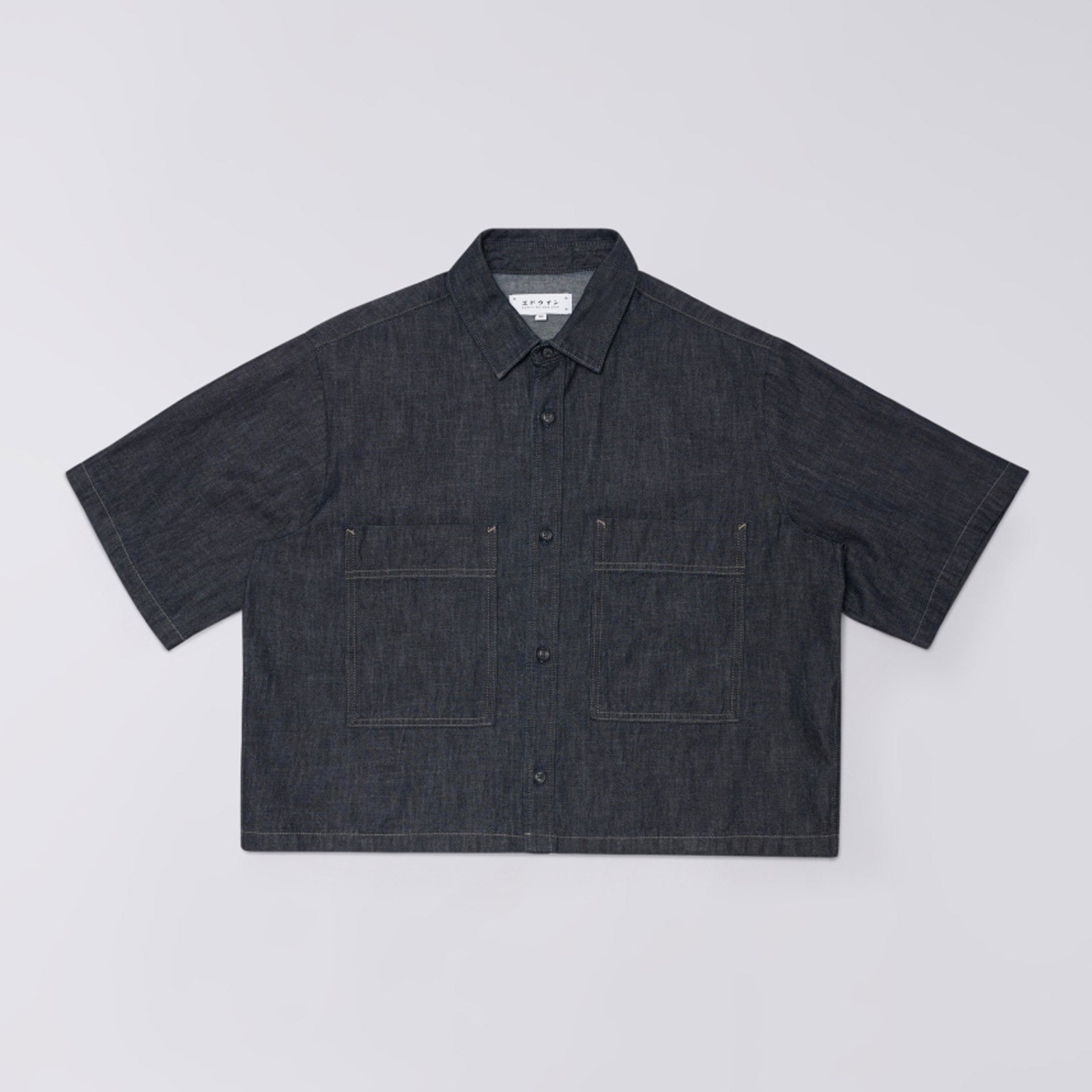 W' Delme S/S Shirt blue rinsed Edwin Jeans