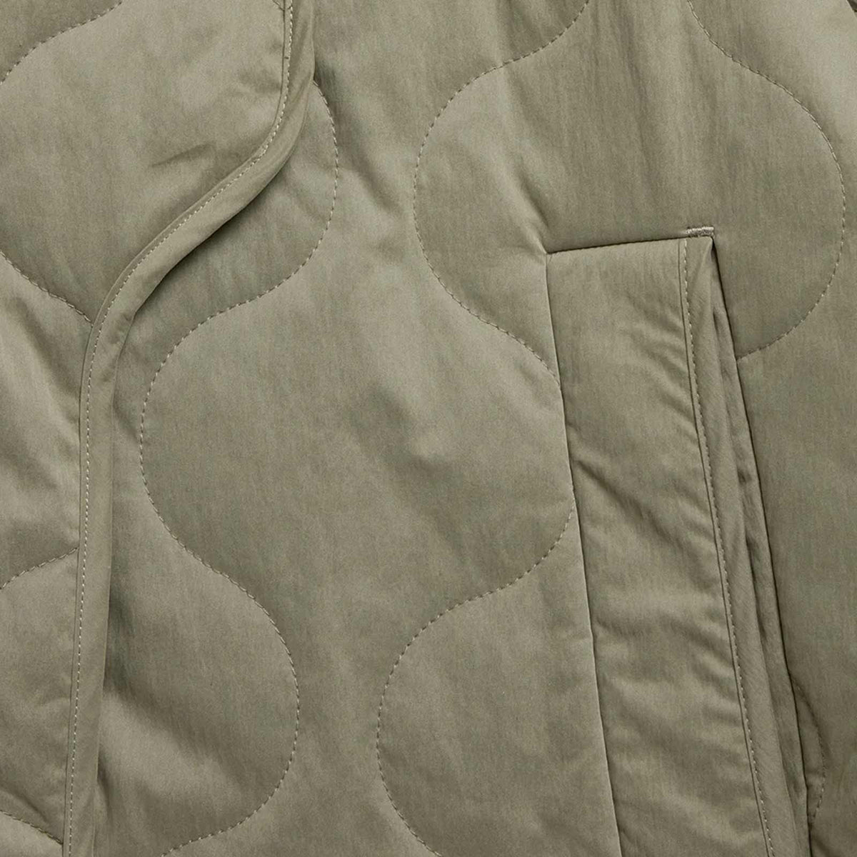 Caisa BrushLoom Jacket silver green