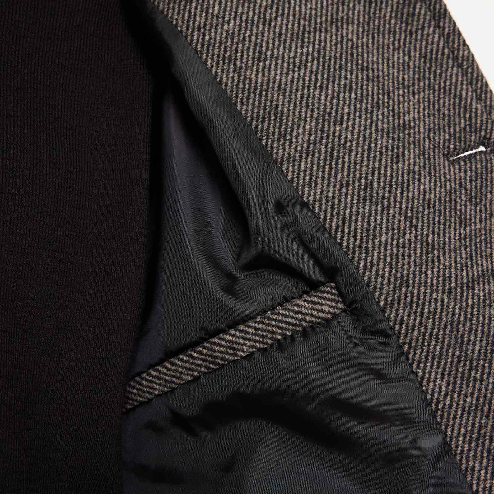 Ciaran Car Coat salt & pepper Elvine